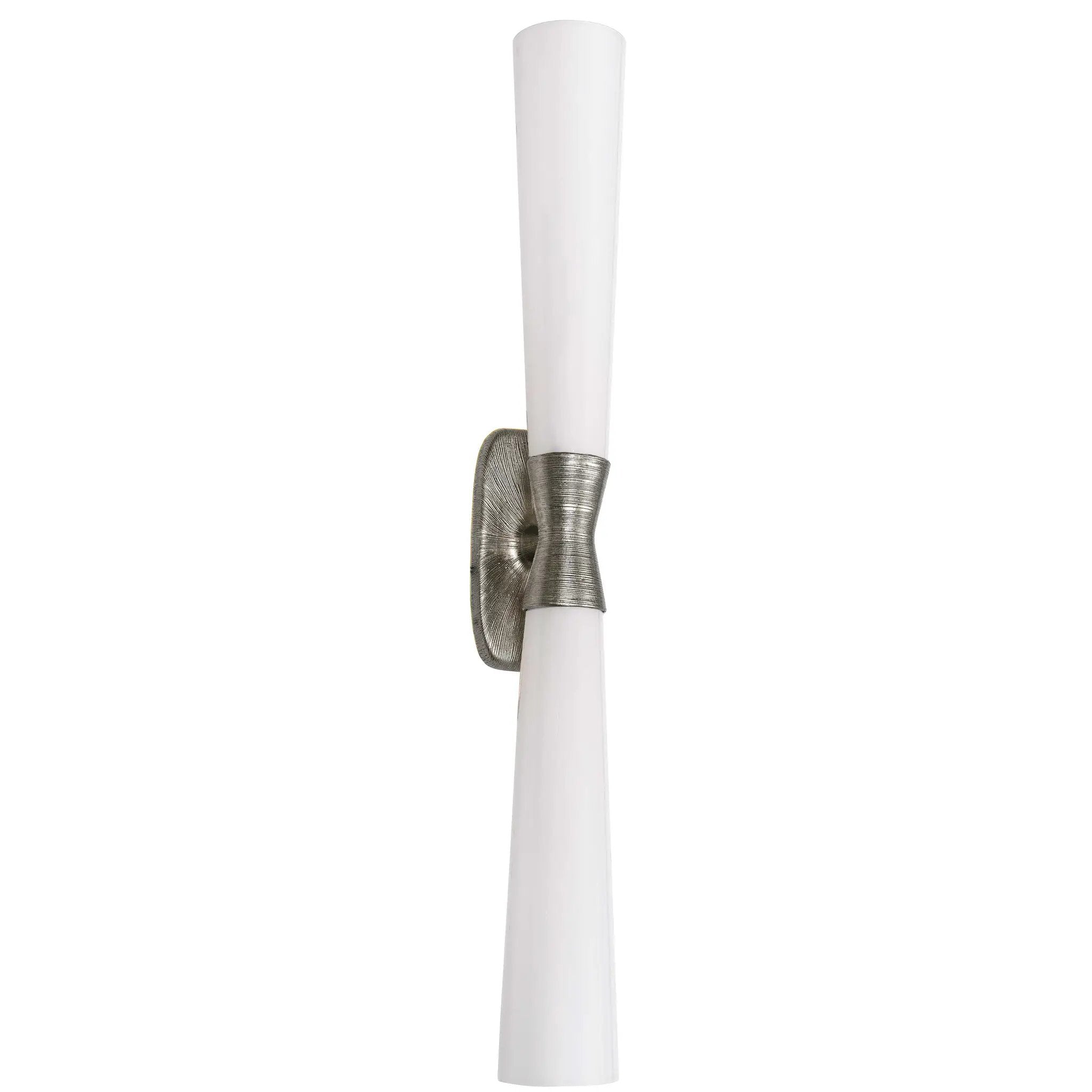 silver wall sconce