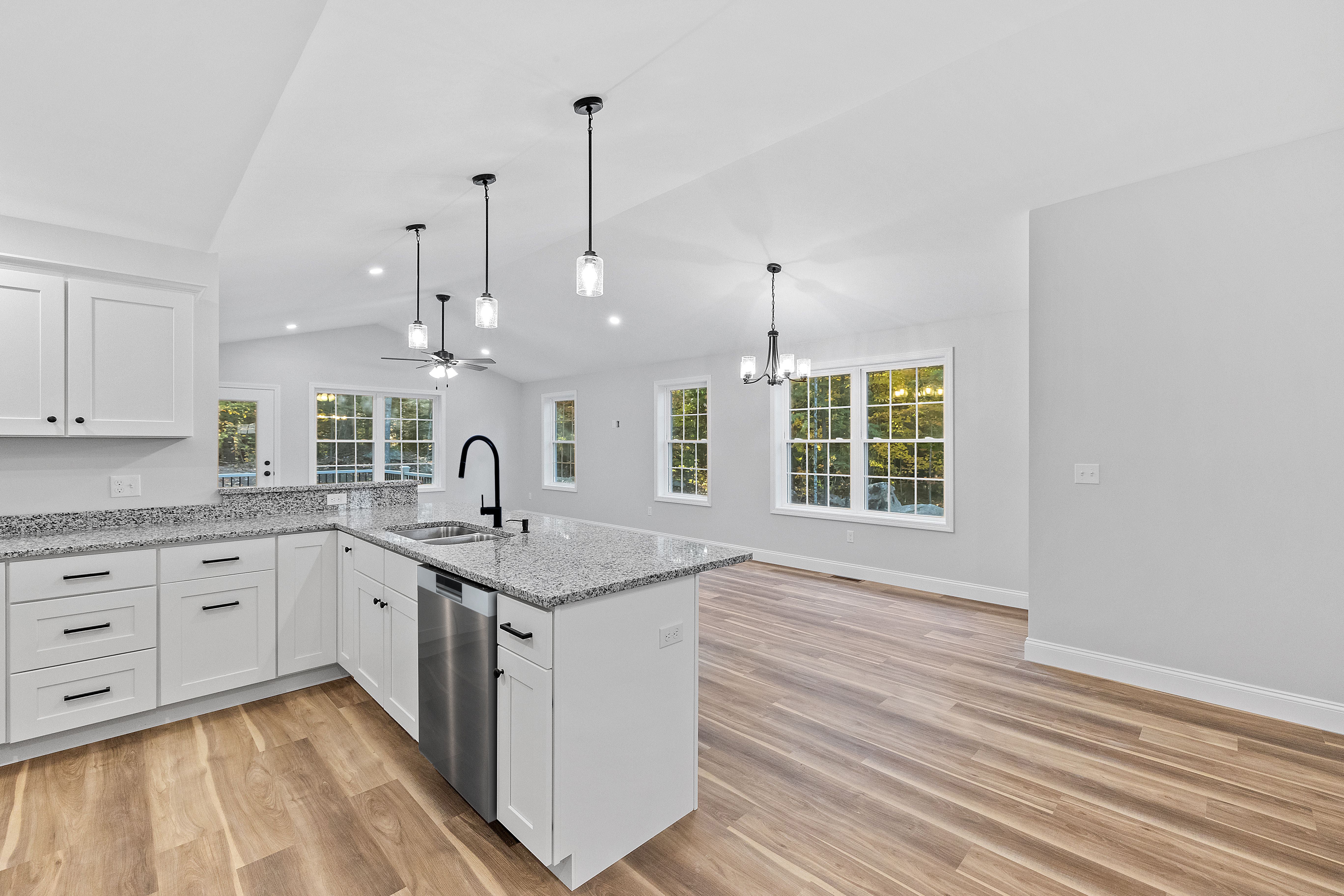 silver kitchen faucet