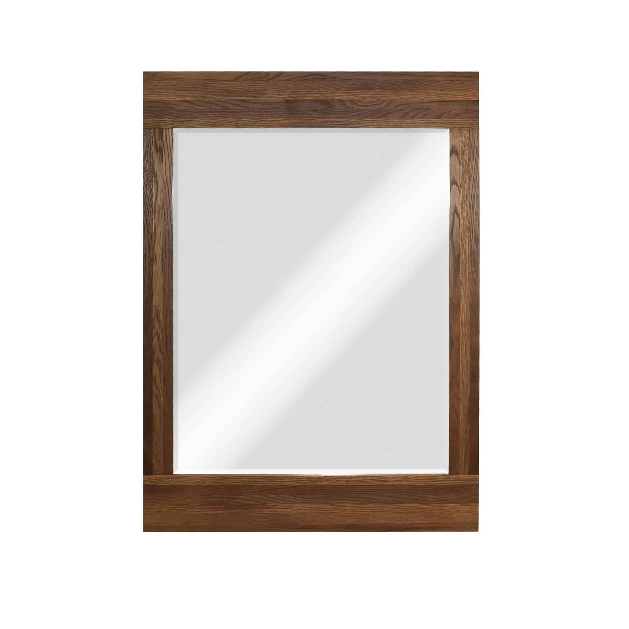cask oak mirror