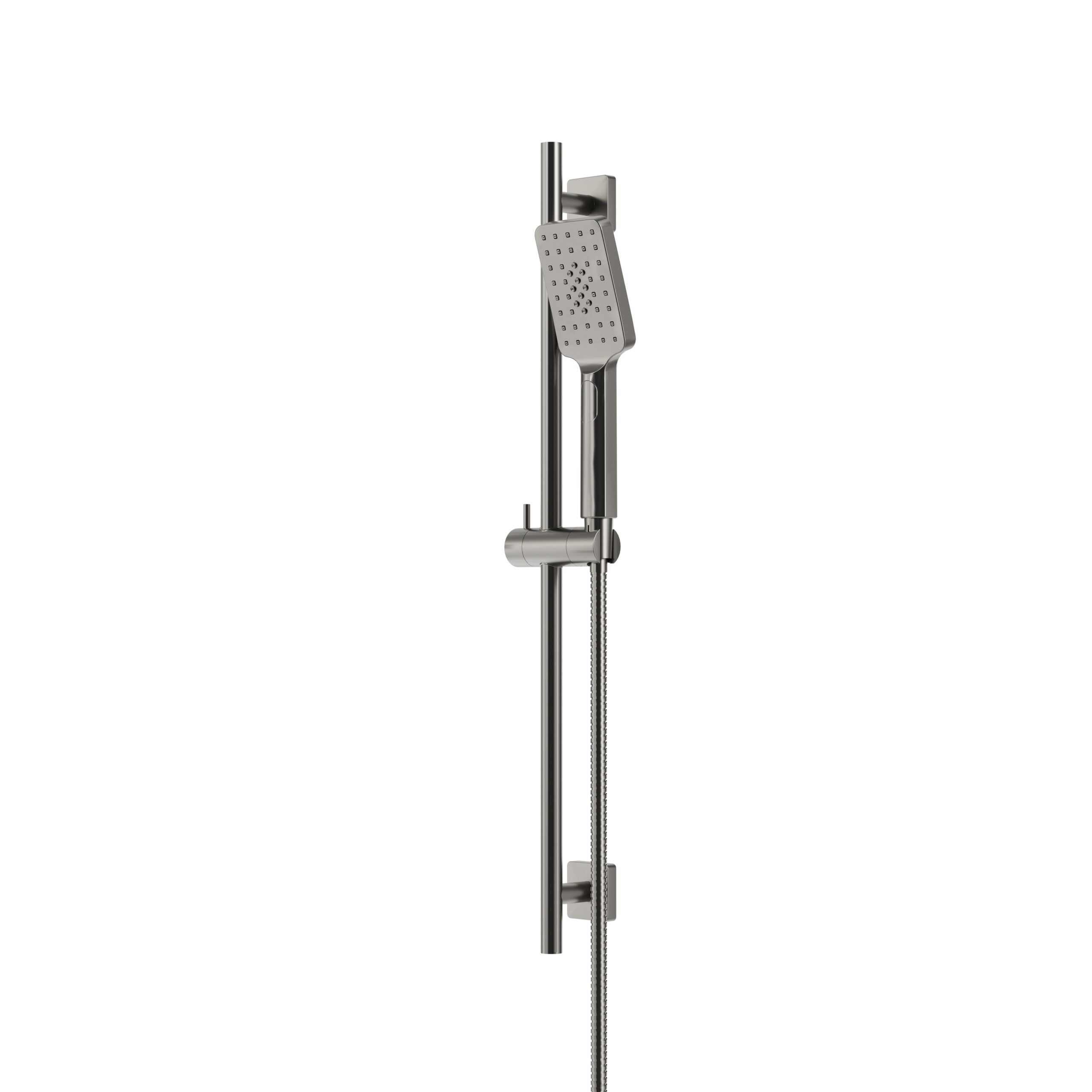 Aquabrass Xps94 Complete Round Shower Rail-Square Flange - 3 Fns Handshower by Aquabrass