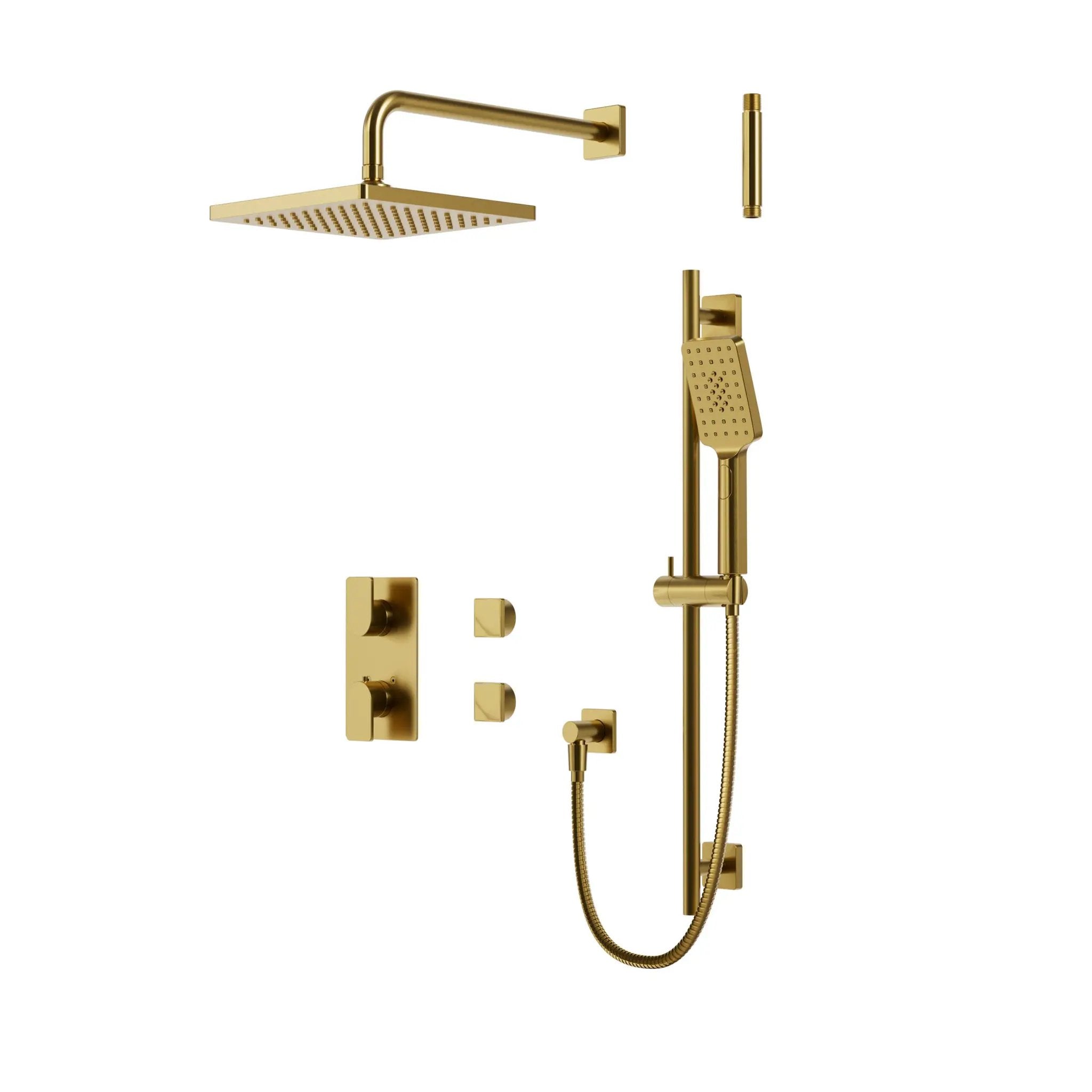 Aquabrass Thermo Shower Kit - 2-Way Shared by Aquabrass