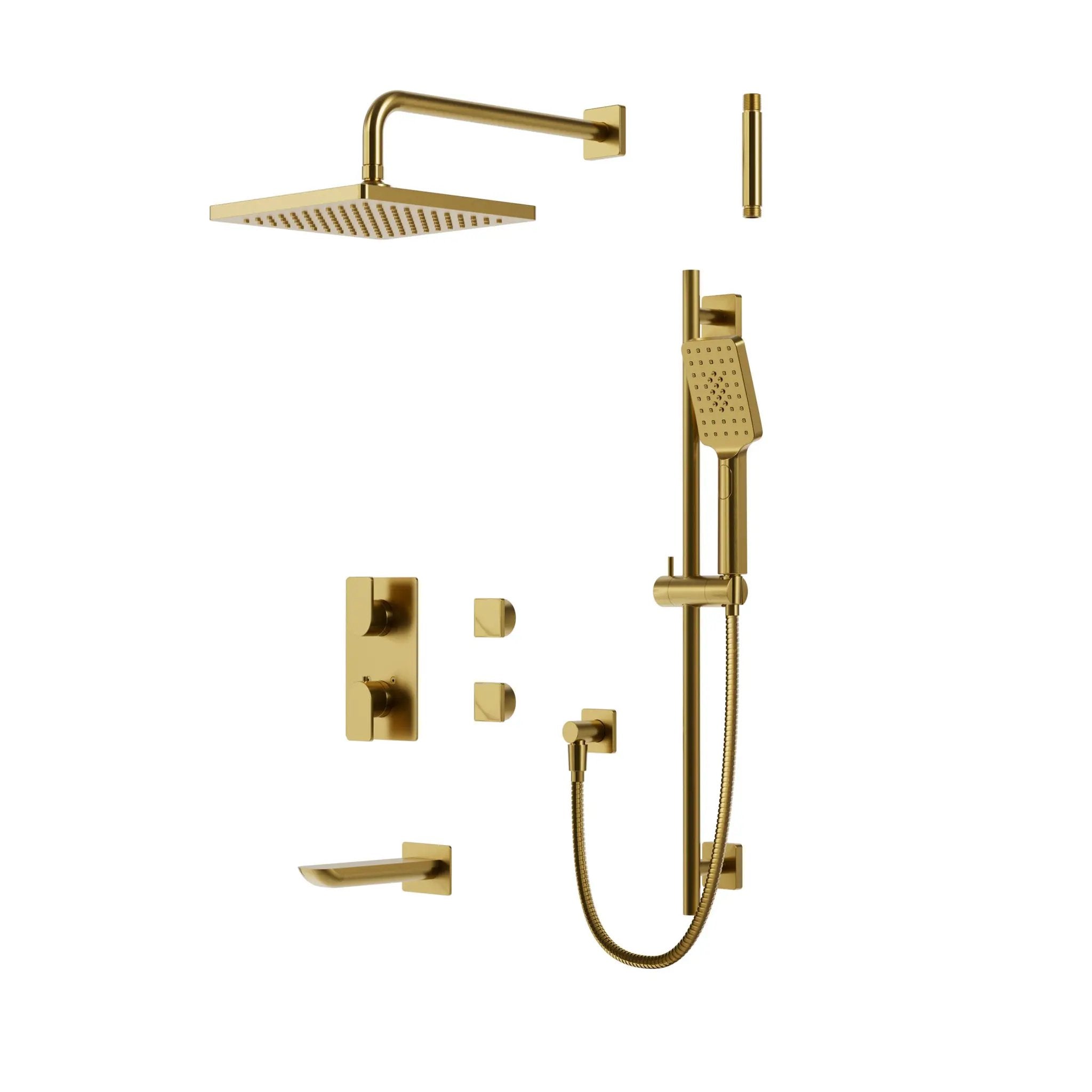 Aquabrass Thermo Shower Kit - 3-Way Shared by Aquabrass