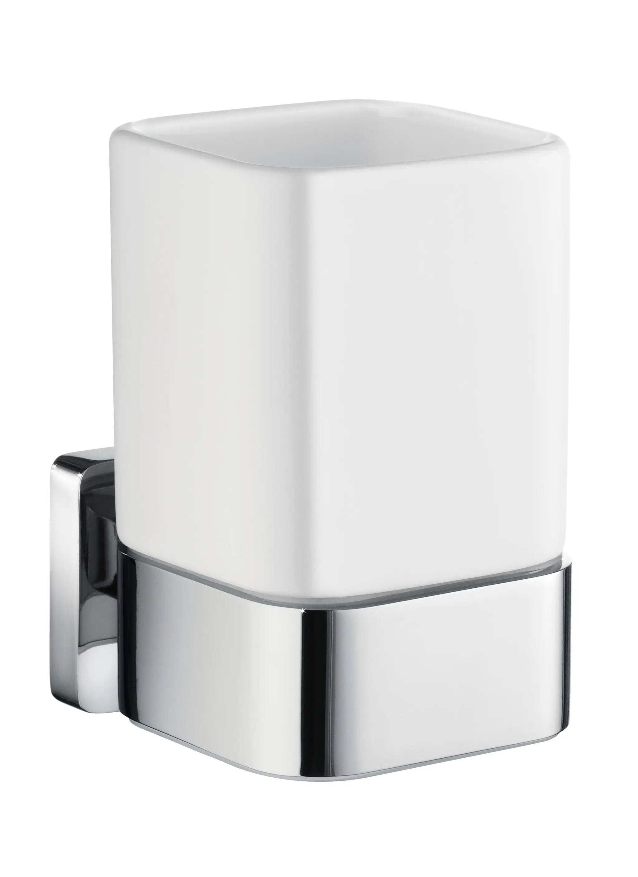 polished chrome tumbler