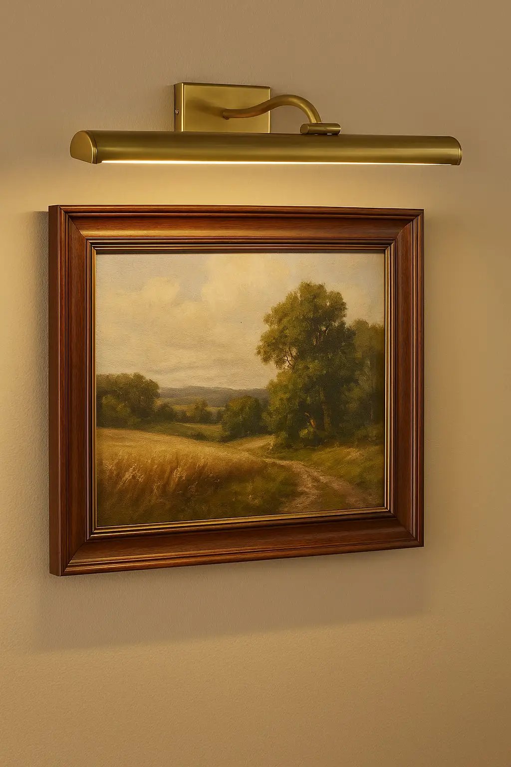 aged brass wall sconce