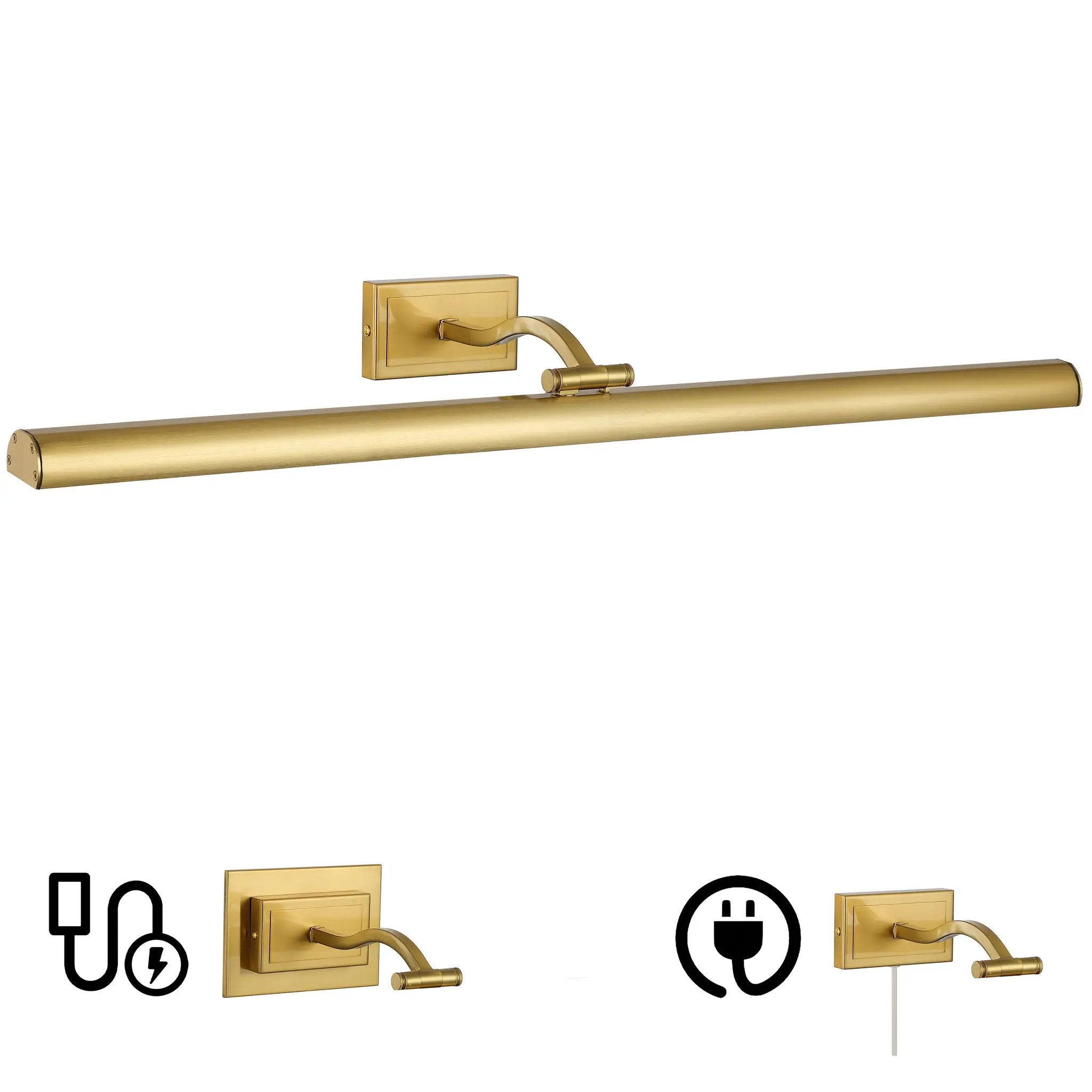 aged brass wall sconce