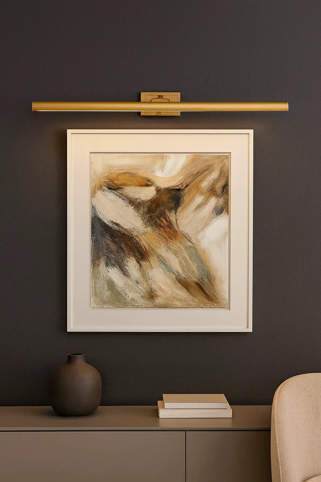 aged brass wall sconce