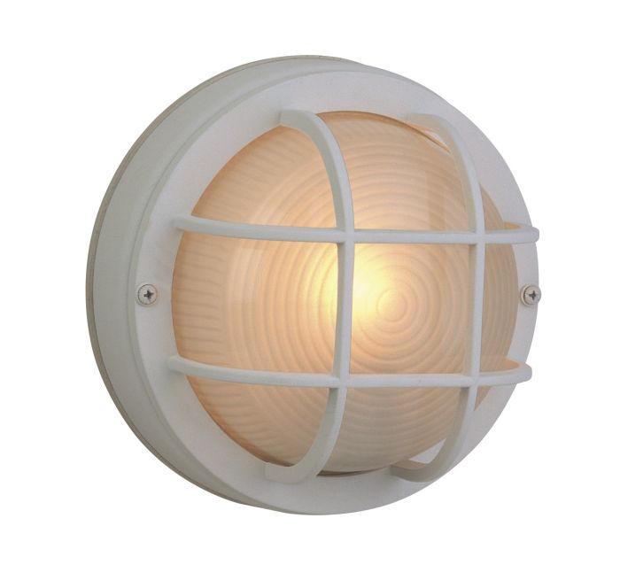 Craftmade Round Bulkhead Small Flush/Wall Mount Light