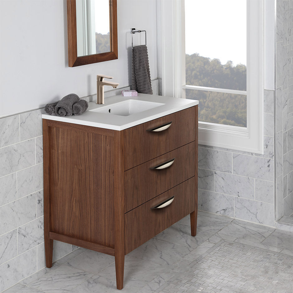 natural walnut vanity