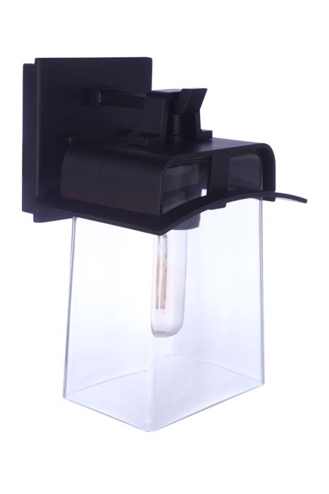 aged bronze brushed wall sconces