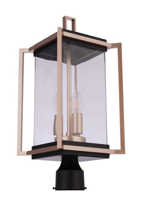 midnight / satin brass outdoor lighting/outdoor fans