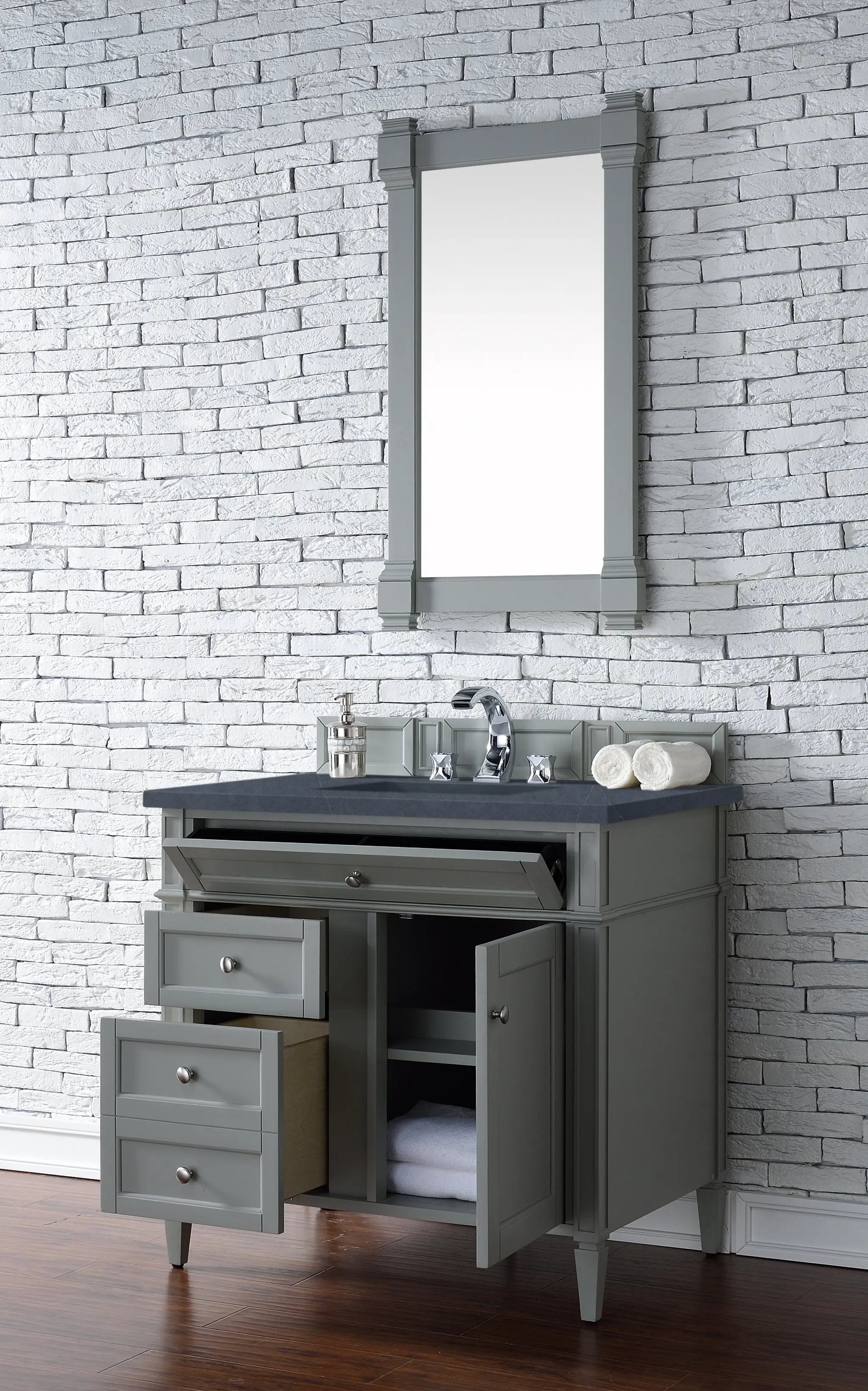 urban gray vanity