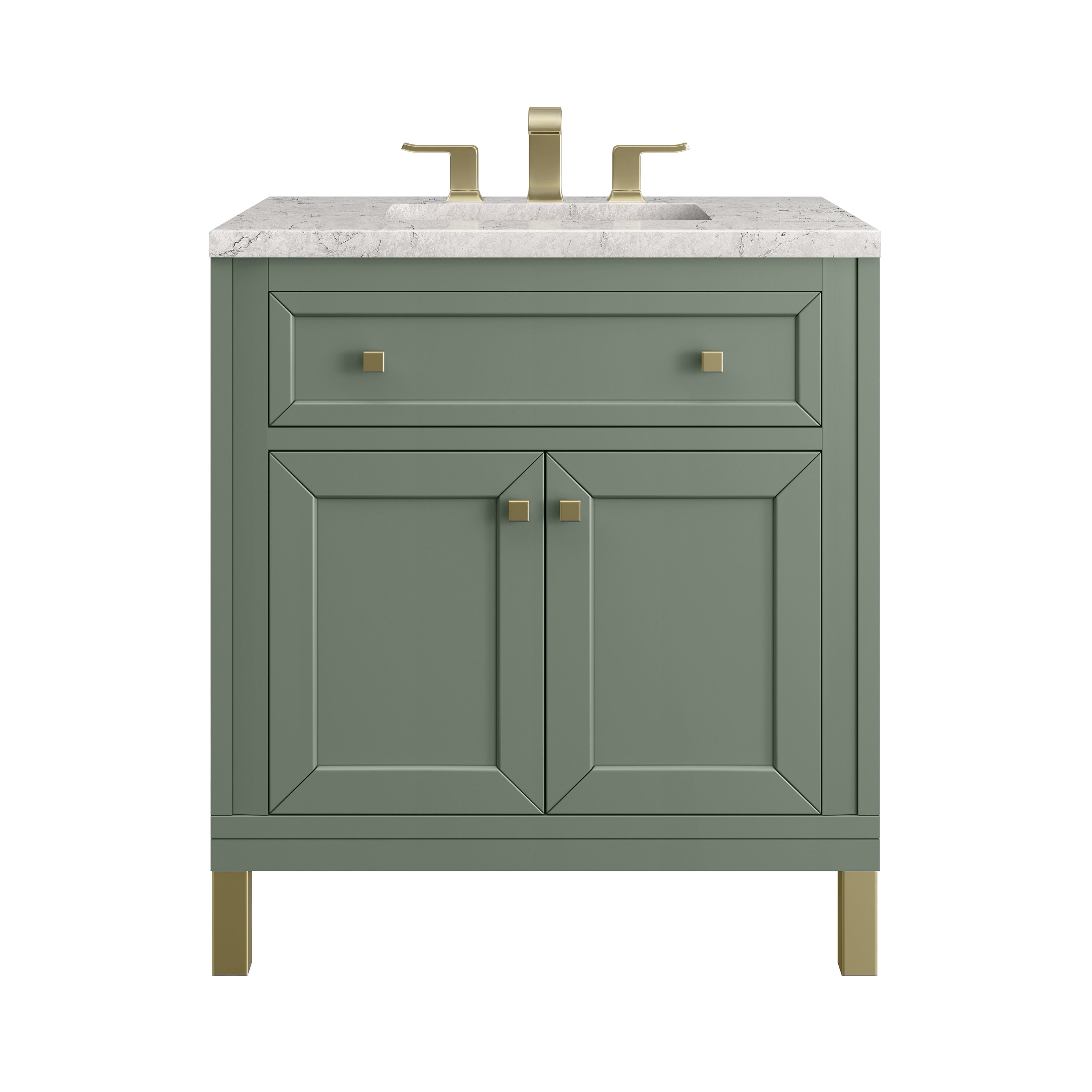 James Martin Vanities Chicago 30" Single Vanity - Smokey Celadon