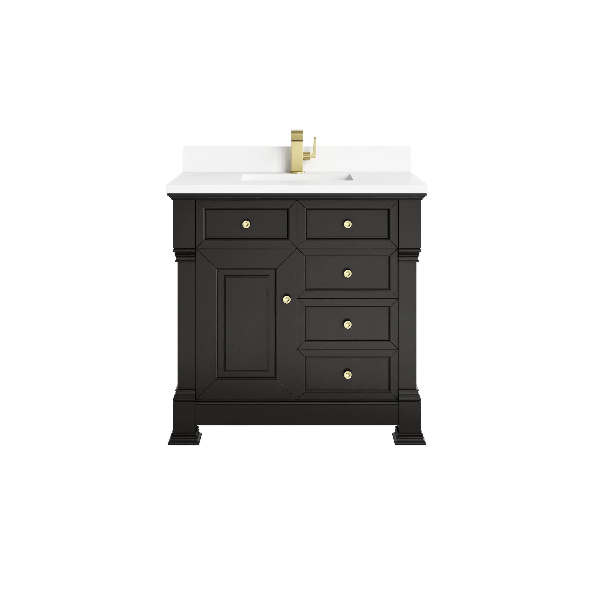 James Martin Brookfield 36" Single Vanity Set - Black Onyx by James Martin Vanities