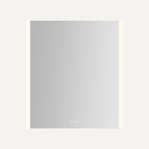 Robern Instinct Rectangle Lighted Mirror with Perimeter Light Pattern