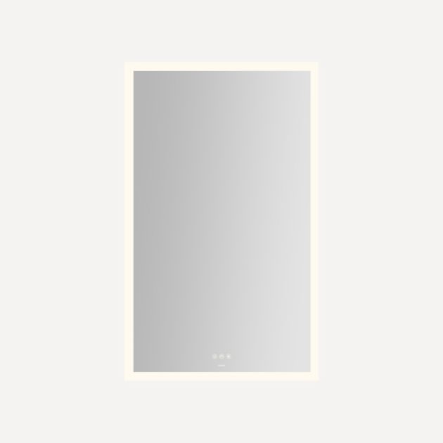 Robern Instinct Rectangle Lighted Mirror with Perimeter Light Pattern