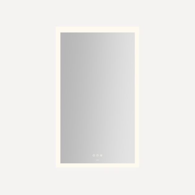 Robern Instinct Rectangle Lighted Mirror with Perimeter Light Pattern