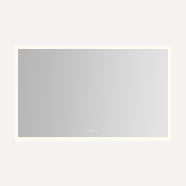 Robern Instinct Rectangle Lighted Mirror with Perimeter Light Pattern