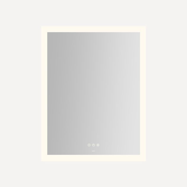 Robern Instinct Rectangle Lighted Mirror with Perimeter Light Pattern