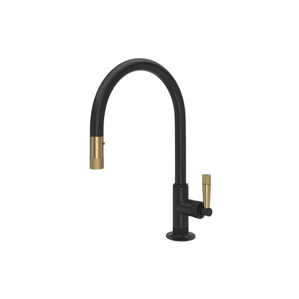 Rohl Graceline Pull-Down Kitchen Faucet with C-Spout