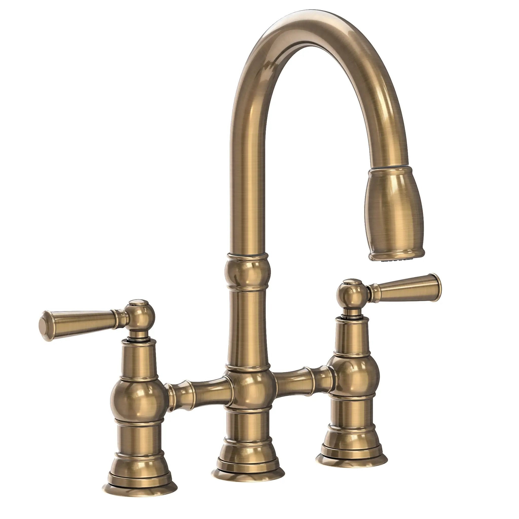 Newport Brass Jacobean Kitchen Bridge Pull-Down Faucet by Newport Brass