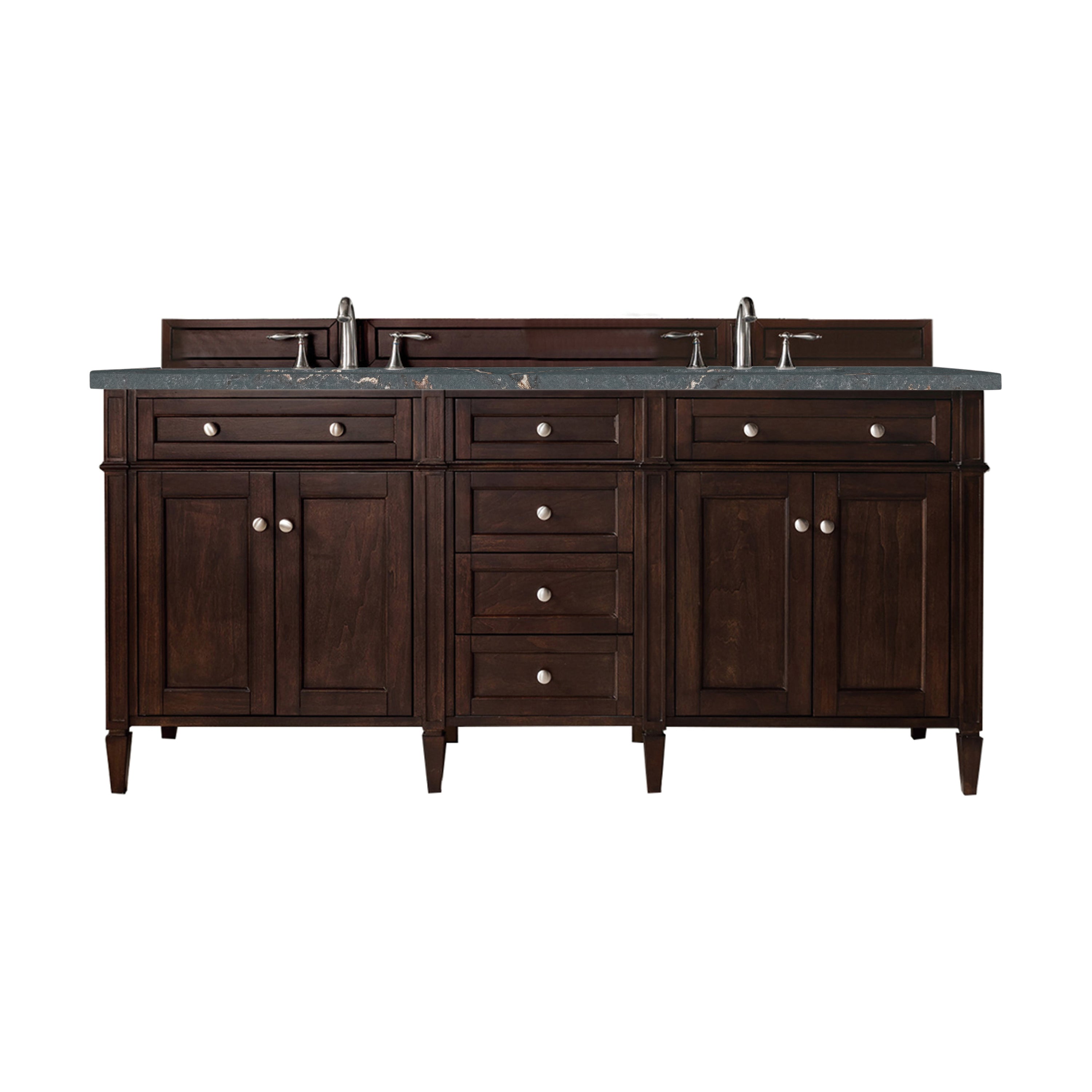 James Martin Vanities Brittany 72" Double Vanity - Burnished Mahogany
