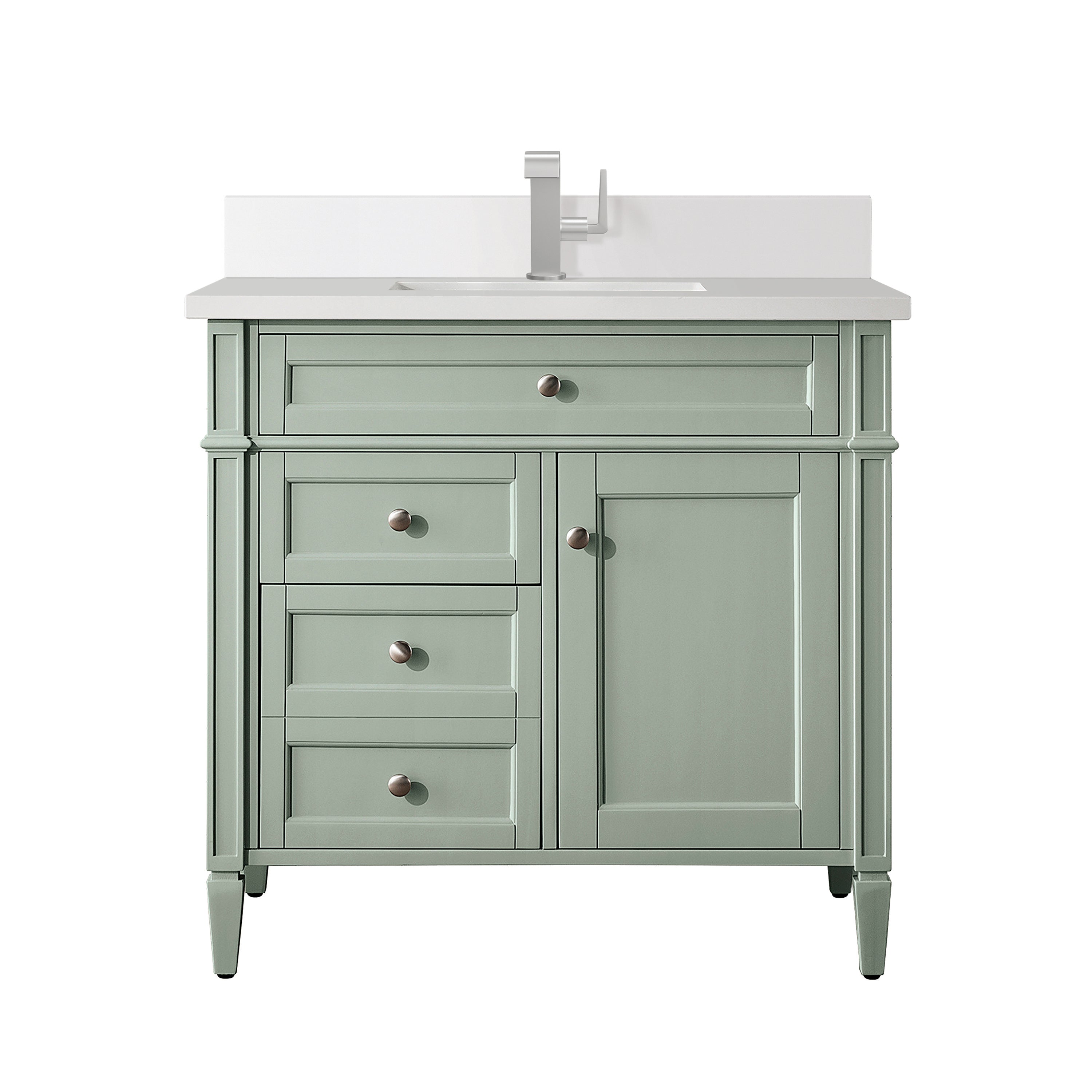 James Martin Vanities Brittany 36" Single Vanity - Sage Green