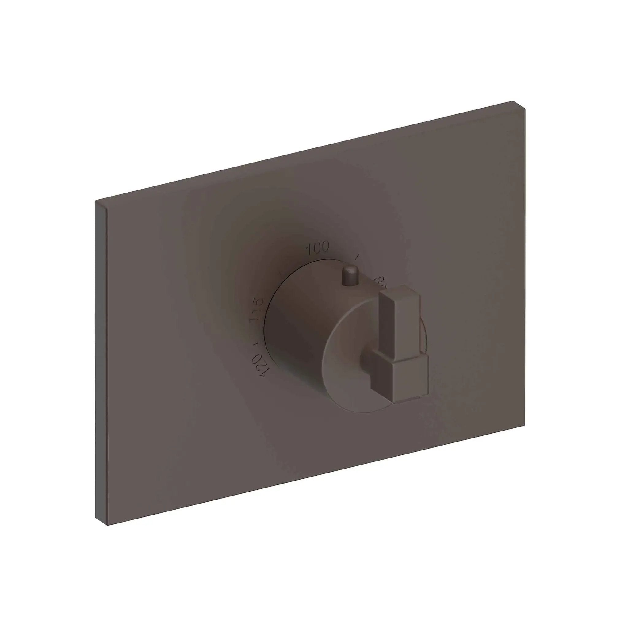 Newport Brass Malvina 3/4" Square Thermostatic Trim Plate with Handle by Newport Brass