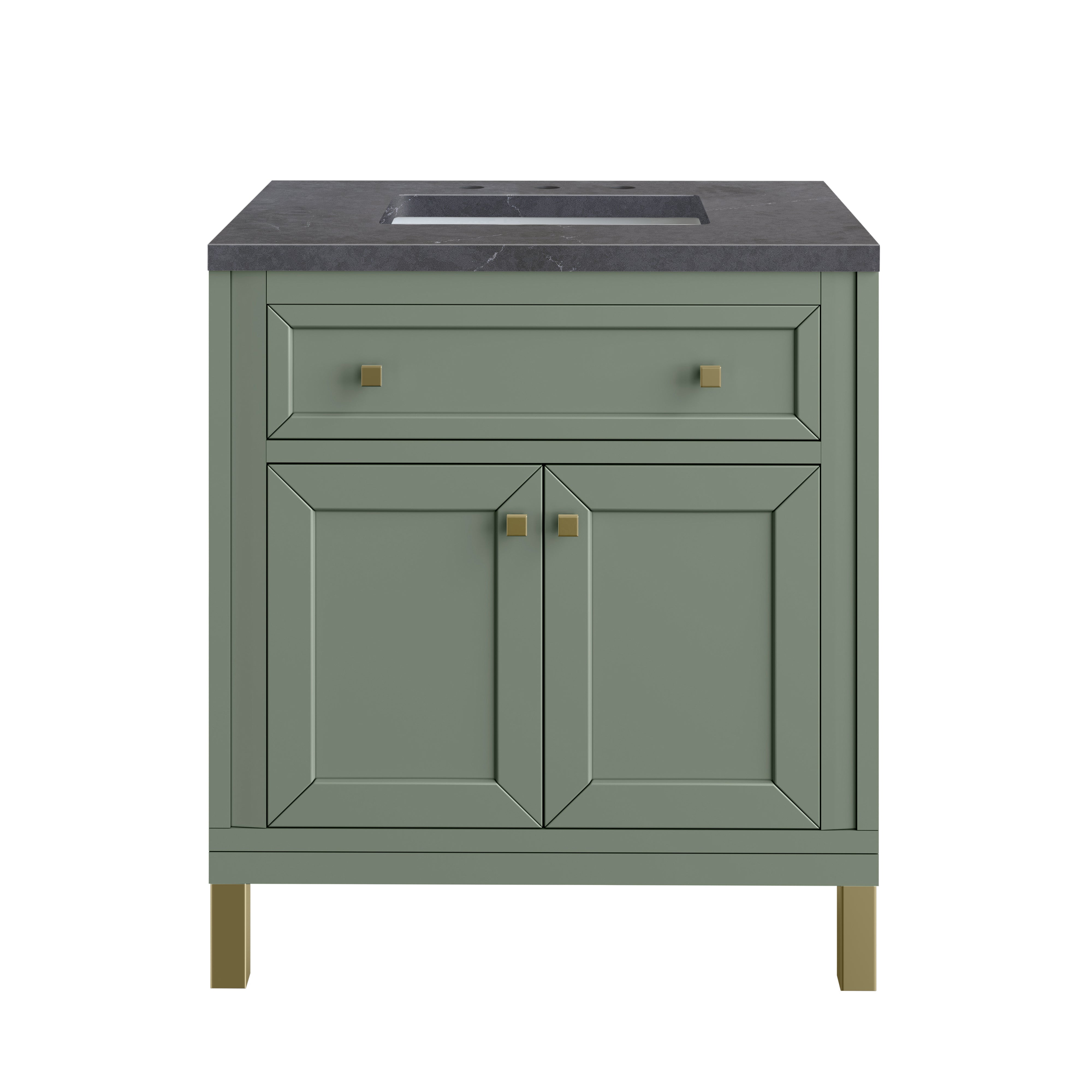 James Martin Vanities Chicago 30" Single Vanity - Smokey Celadon