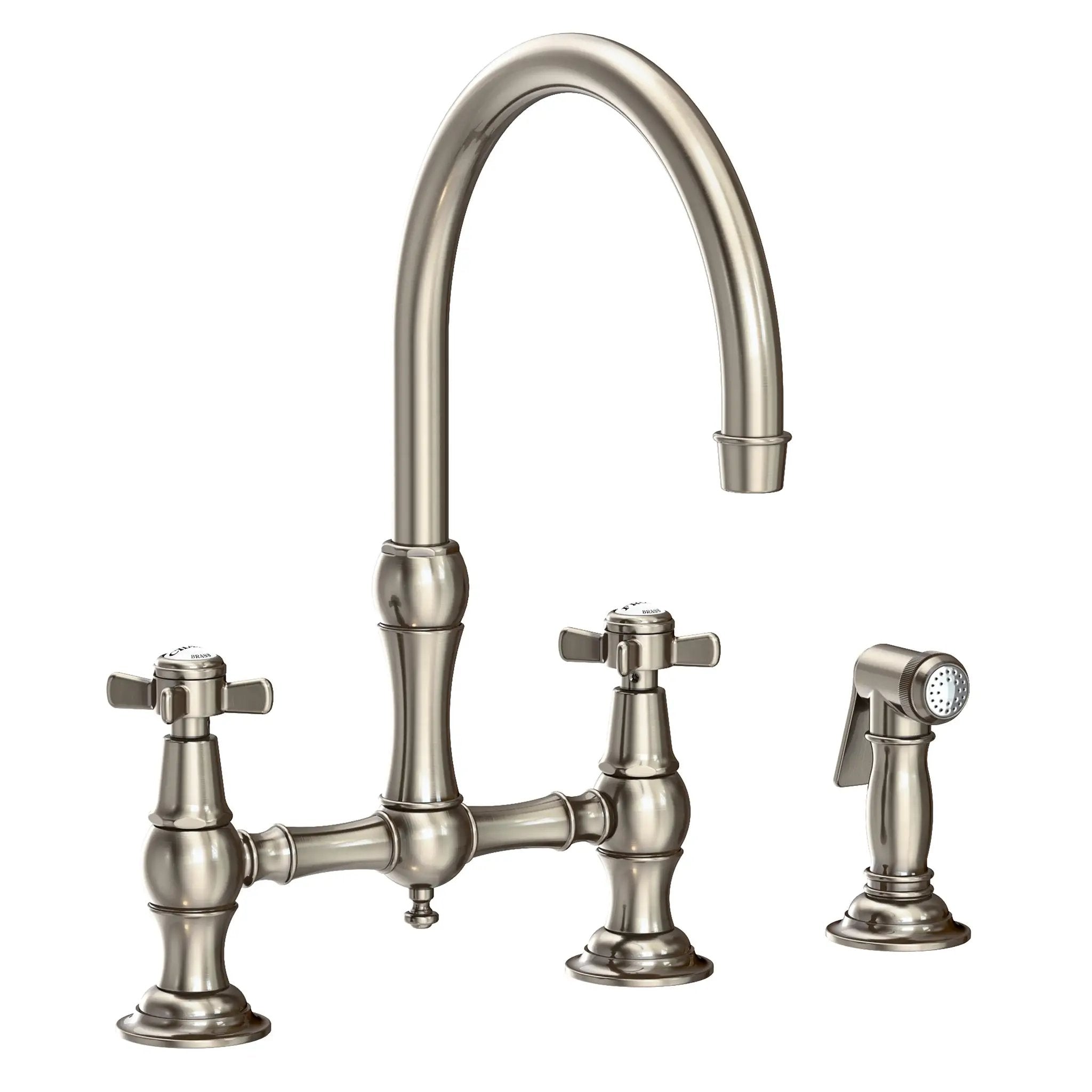 Newport Brass Fairfield Kitchen Bridge Faucet with Side Spray by Newport Brass