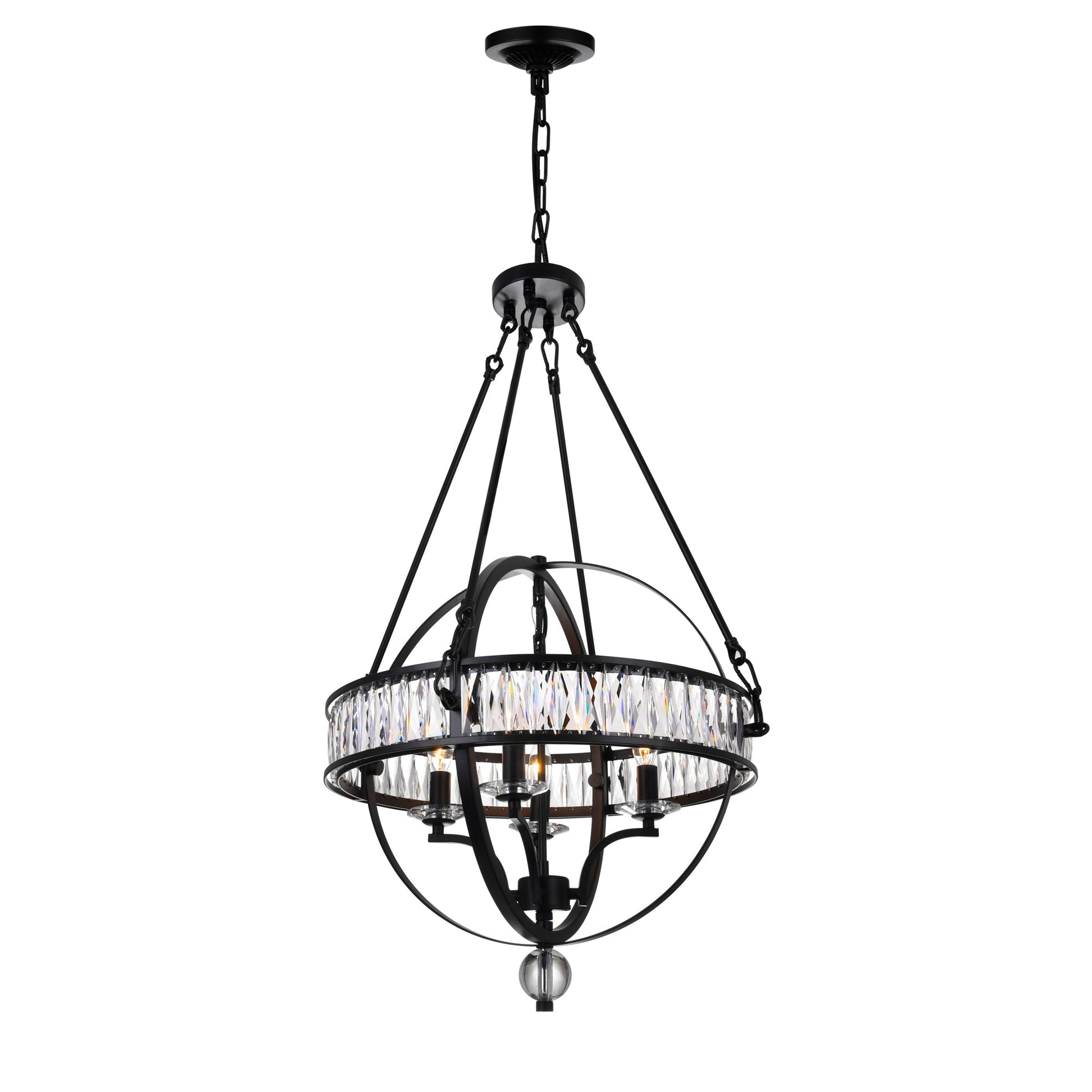 CWI Lighting Arkansas 4 Light Chandelier
