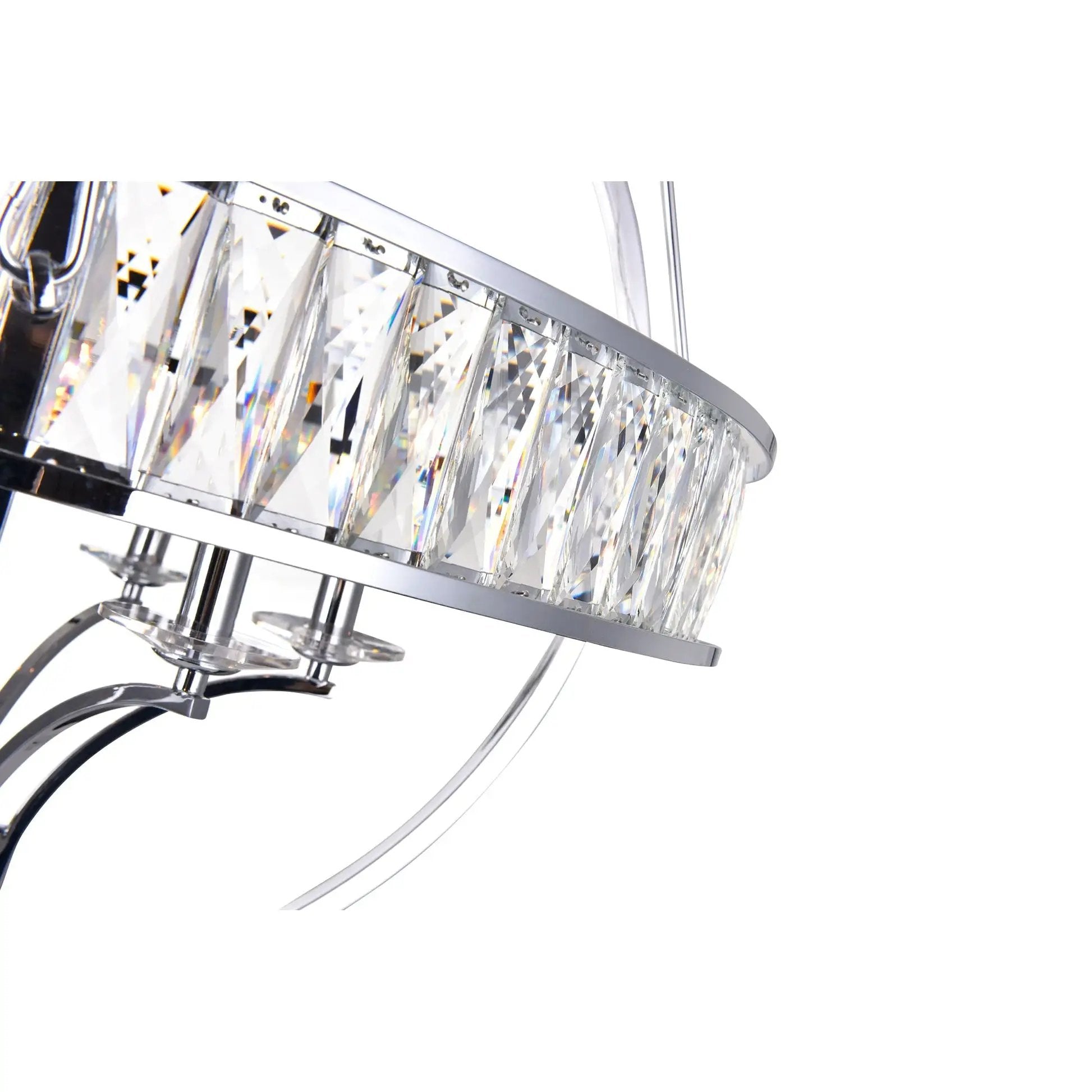 chrome chandelier