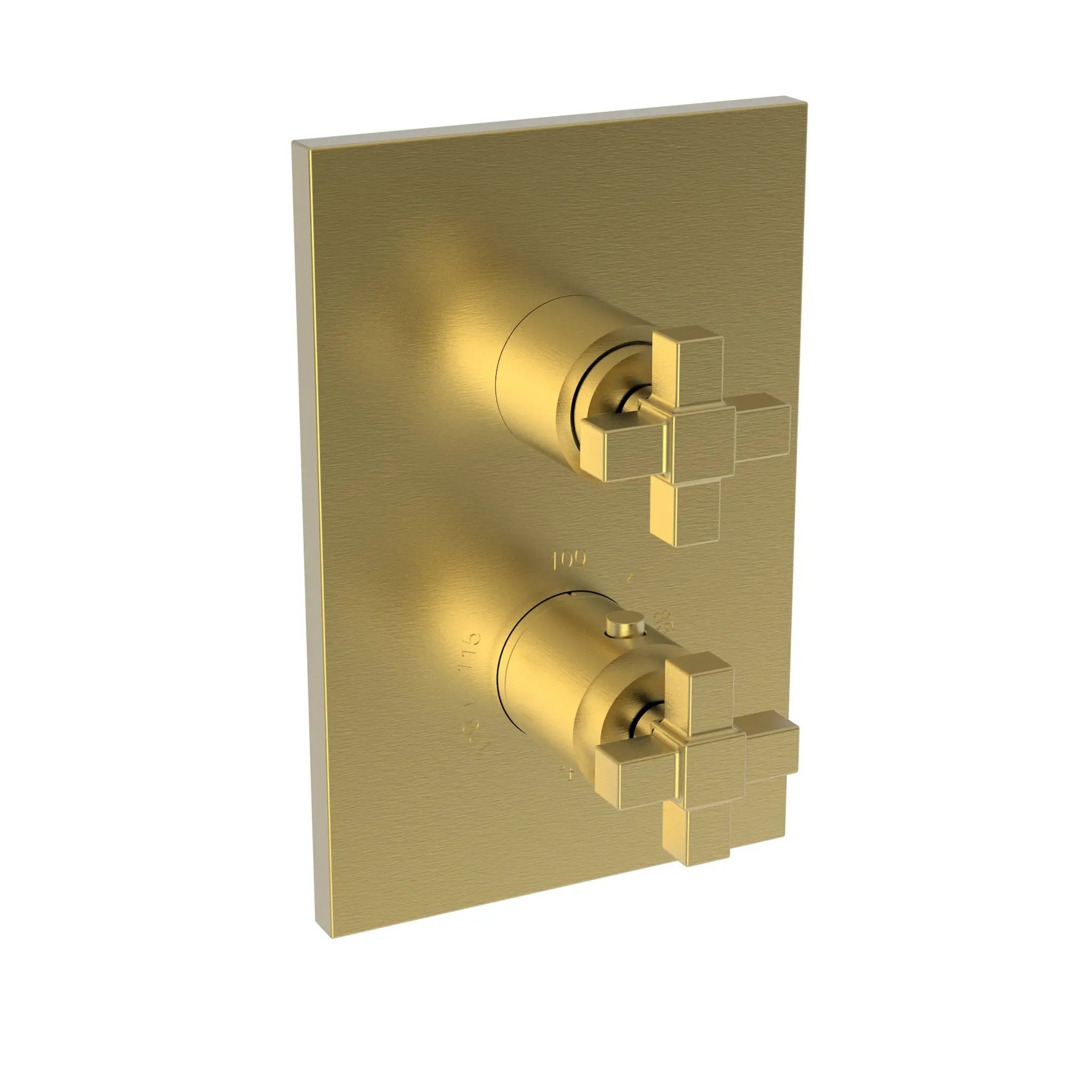 Newport Brass Malvina 1/2" Square Thermostatic Trim Plate with Handle by Newport Brass