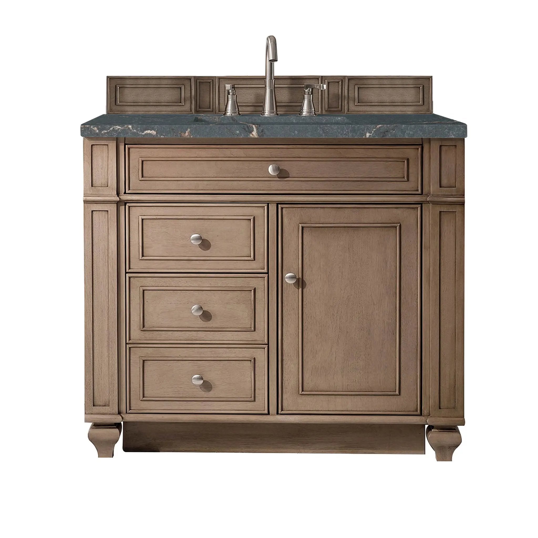 James Martin Bristol 36" Single Vanity Set - Whitewashed Walnut by James Martin Vanities