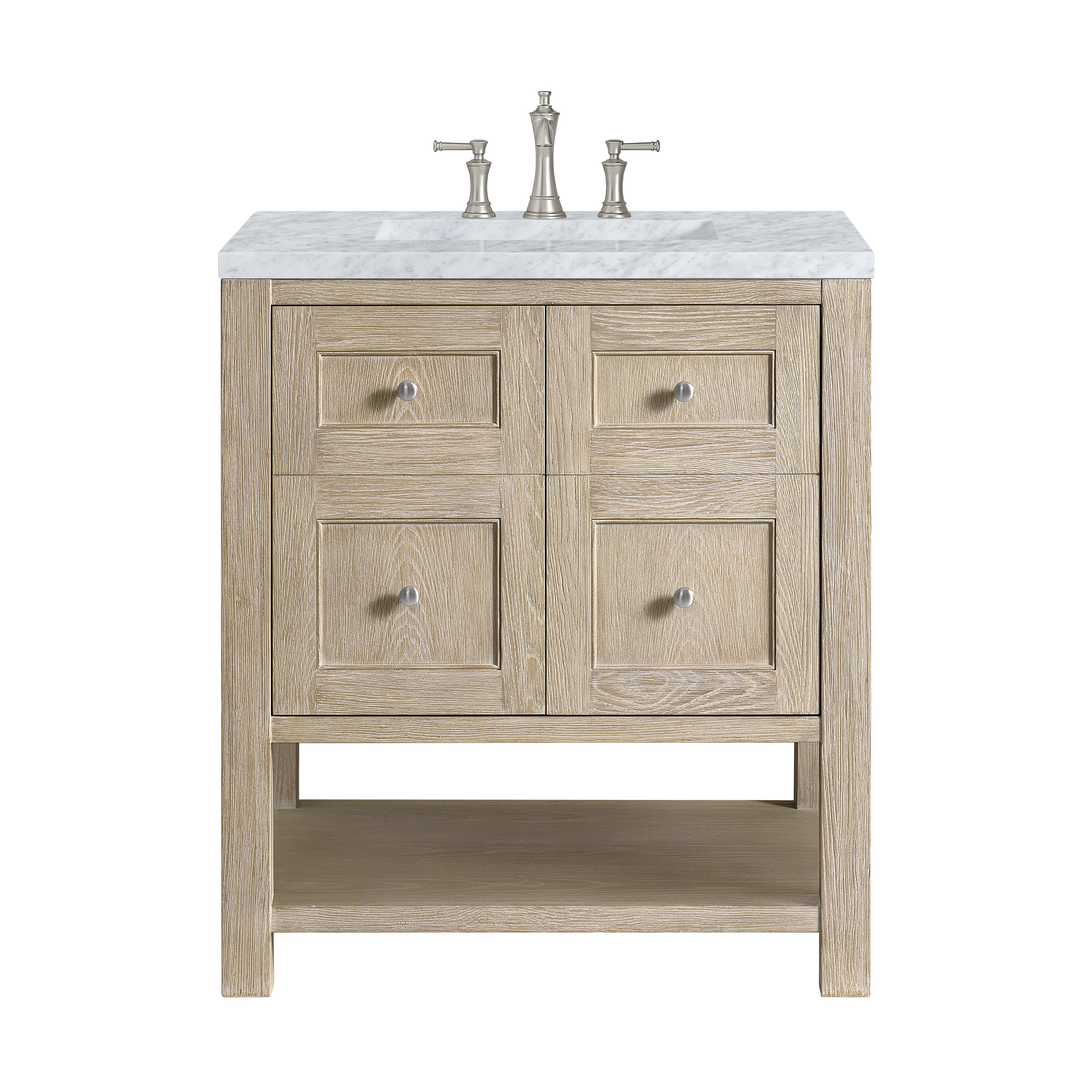James Martin Vanities Breckenridge 30" Single Vanity - Whitewashed Oak