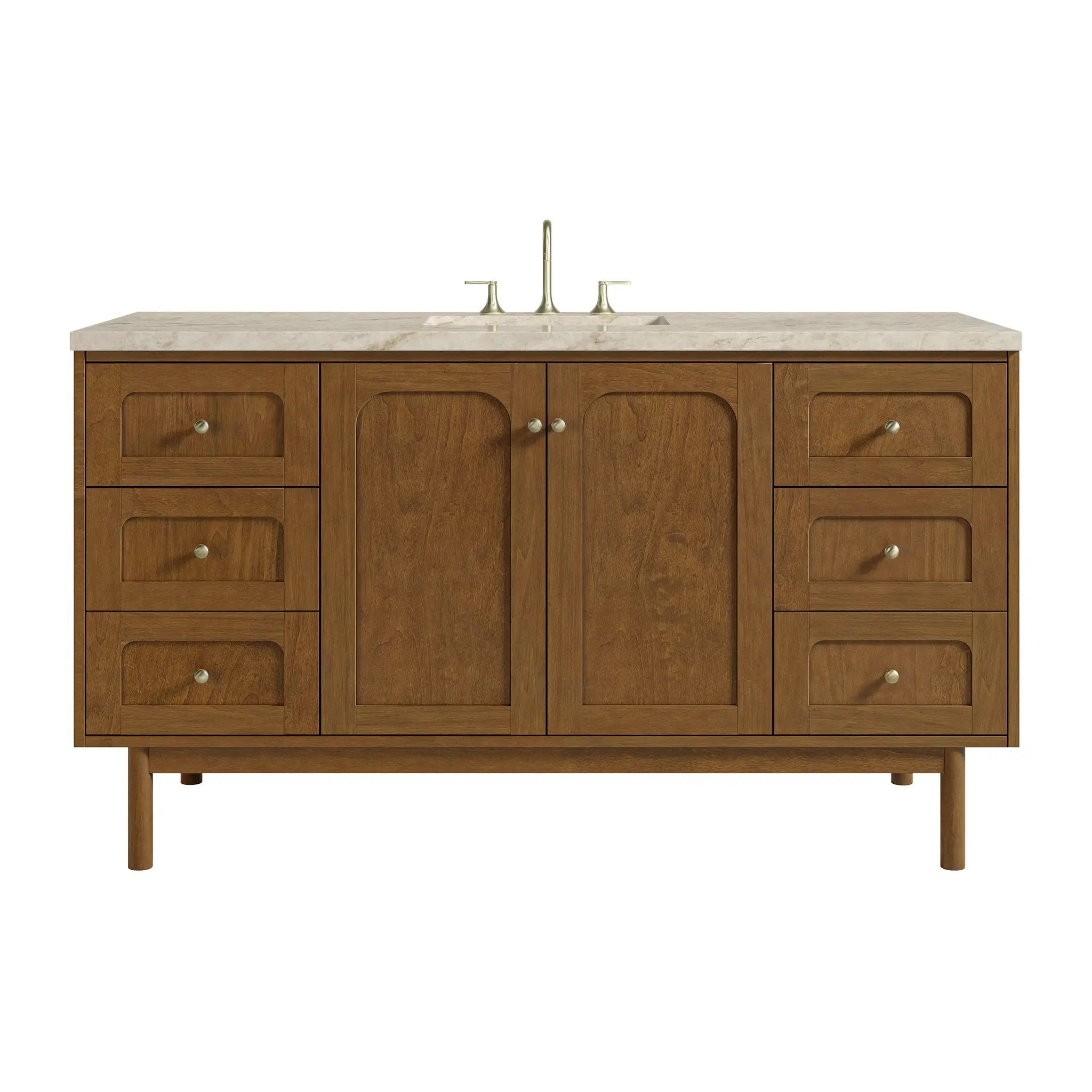 James Martin Laurent 60" Single Vanity Set - Honey Oak by James Martin Vanities