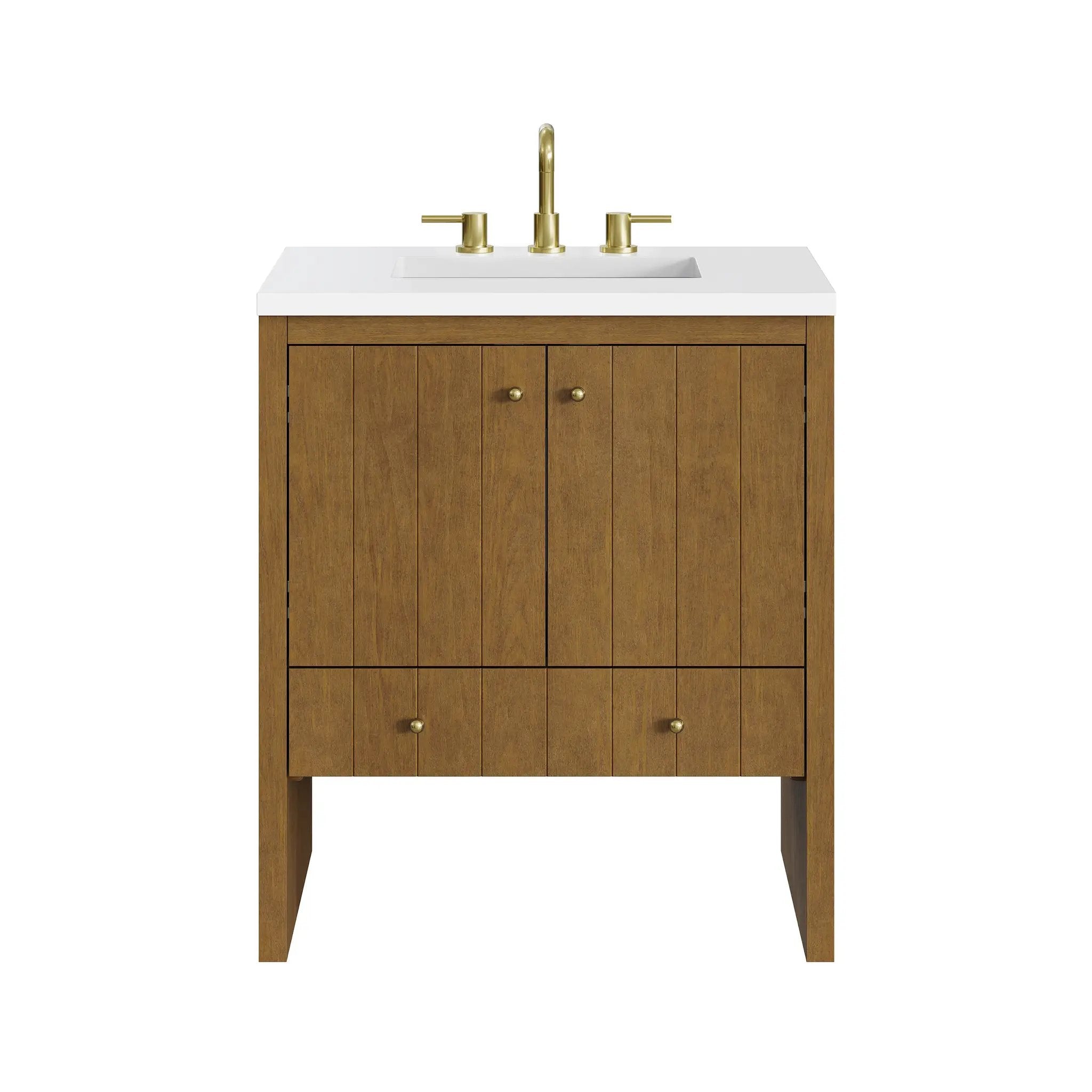 James Martin Hudson 30" Single Vanity Set - Honey Oak by James Martin Vanities