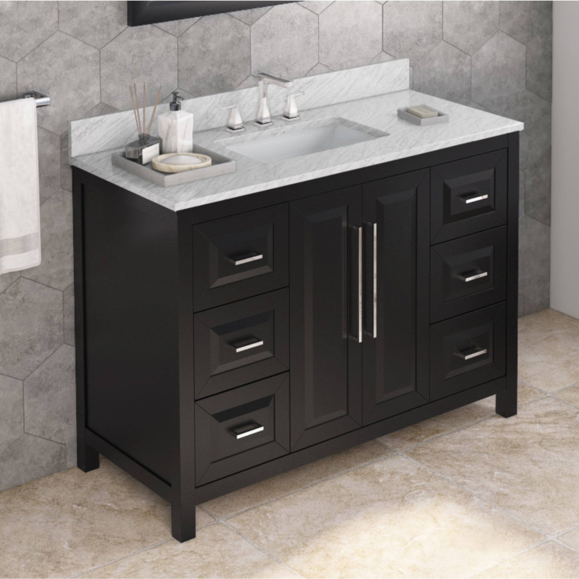 Jeffrey Alexander 48" Cade Vanity Set