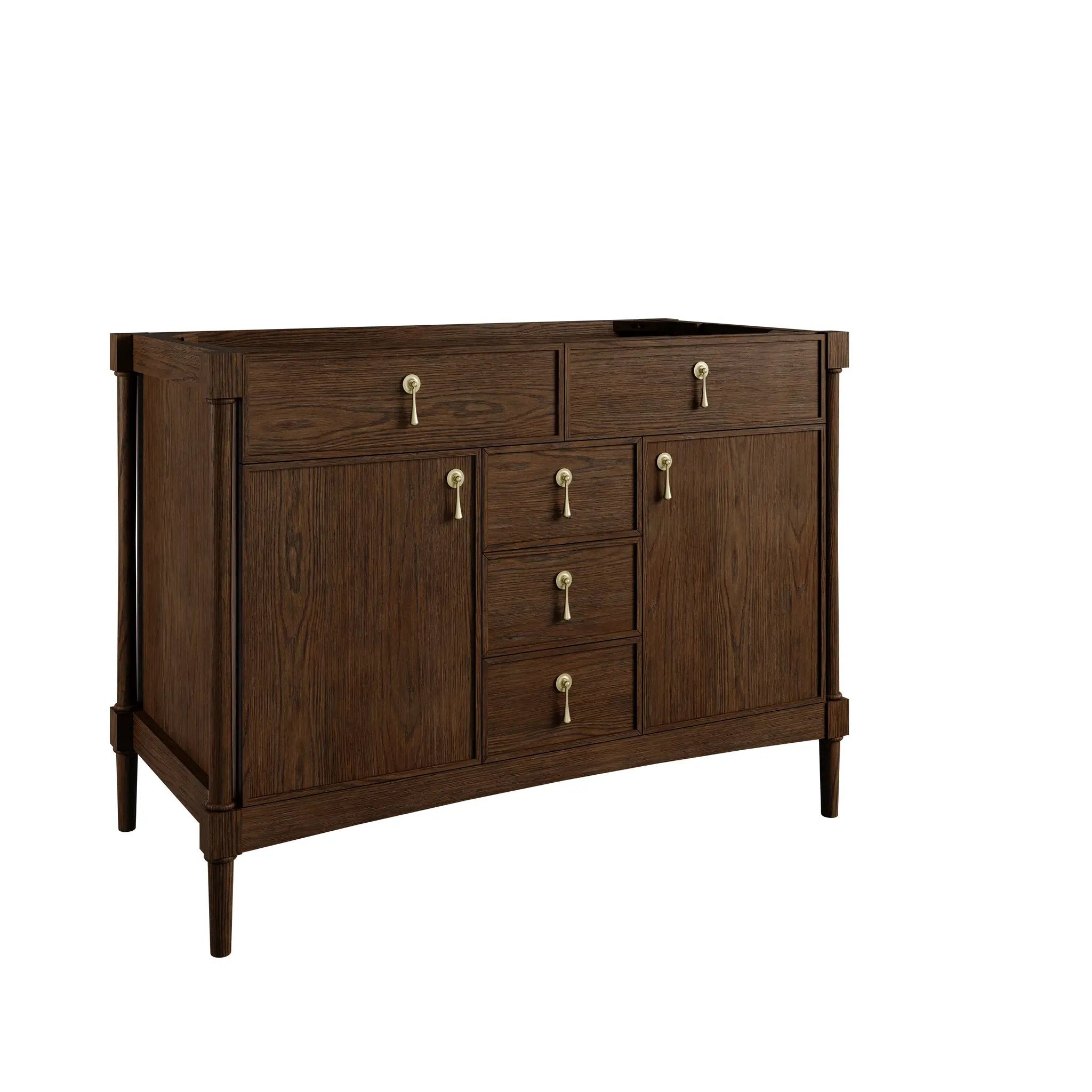 James Martin Kinnsden 48" Single Vanity Set - Sable Oak by James Martin Vanities