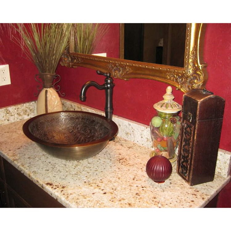 antique bronze sink