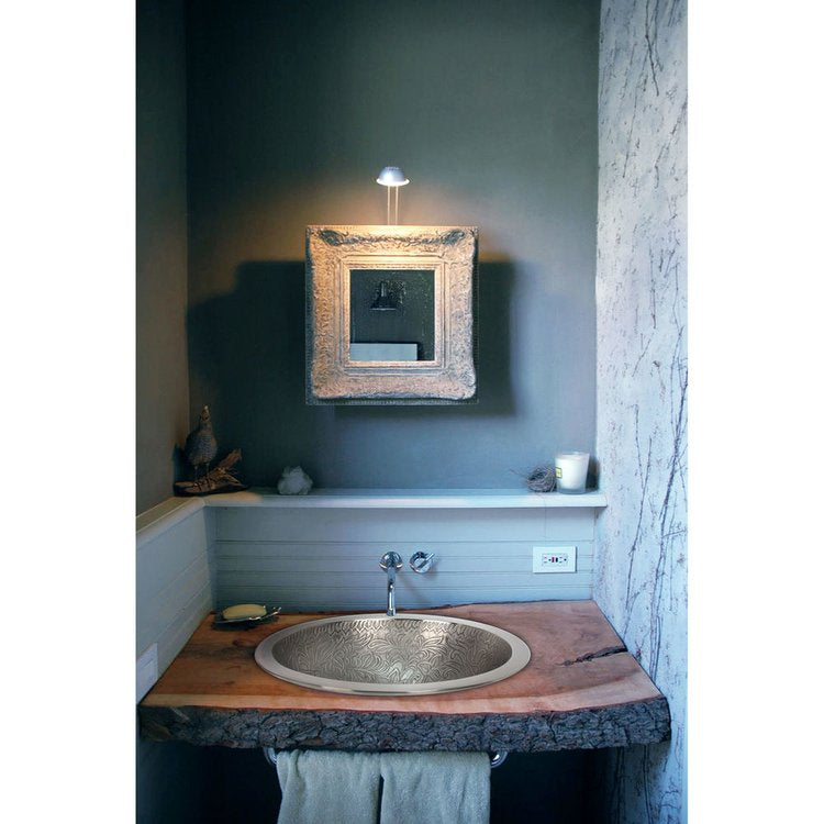 white bronze sink