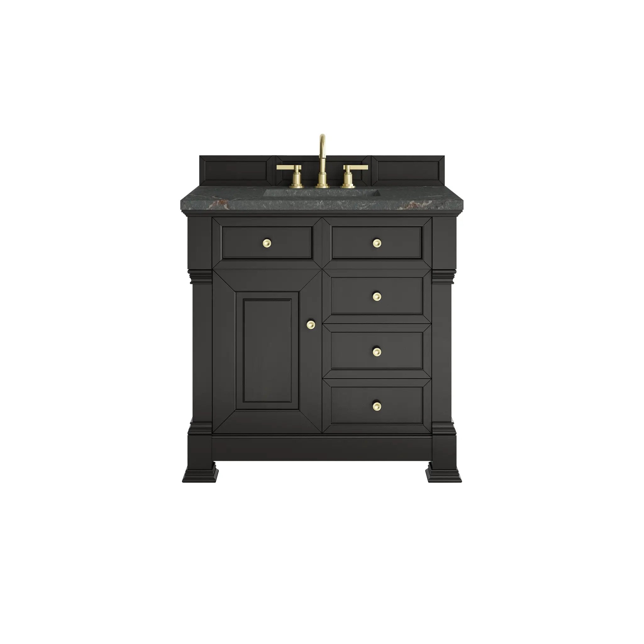 James Martin Brookfield 36" Single Vanity Set - Black Onyx by James Martin Vanities