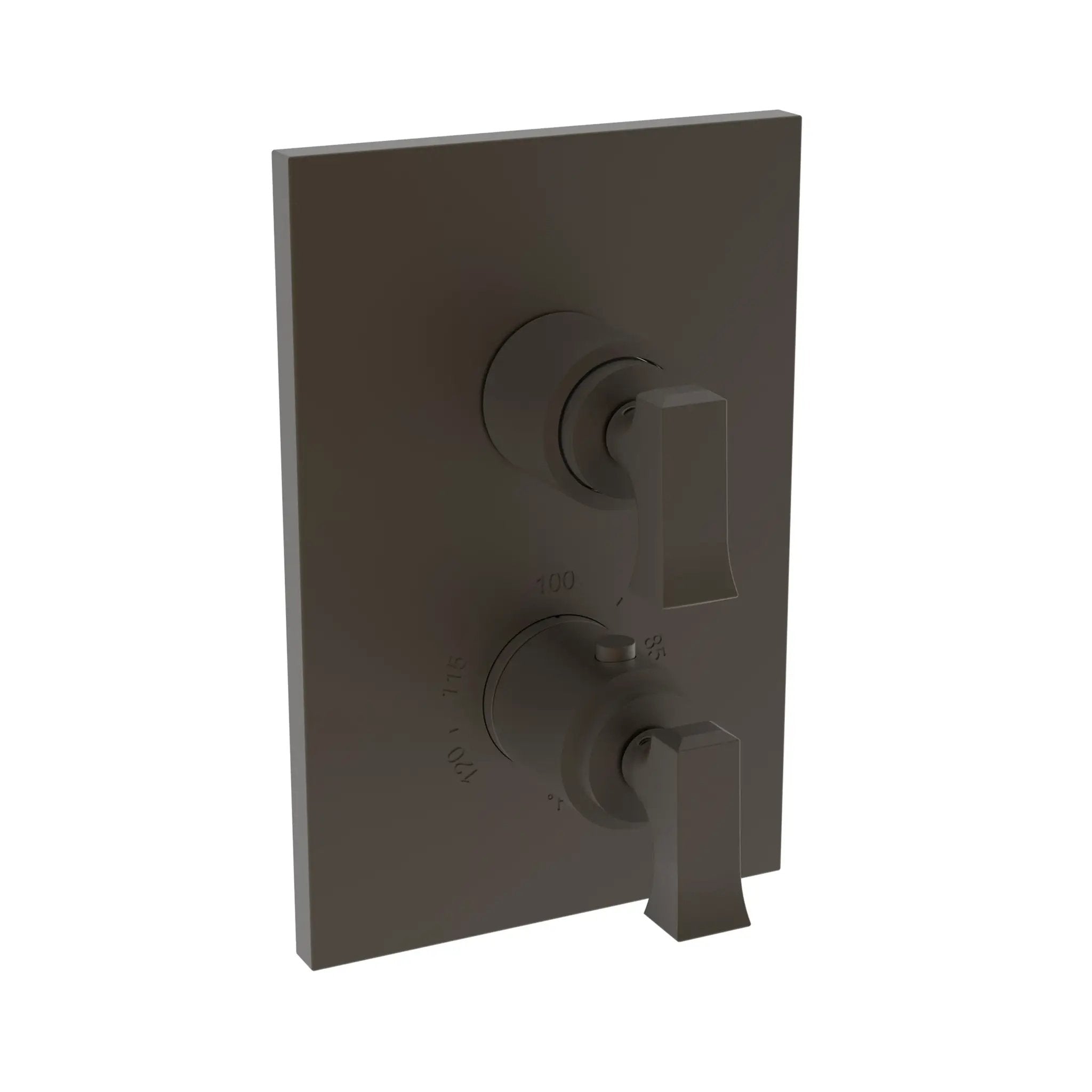 Newport Brass Joffrey 1/2" Square Thermostatic Trim Plate with Handle by Newport Brass