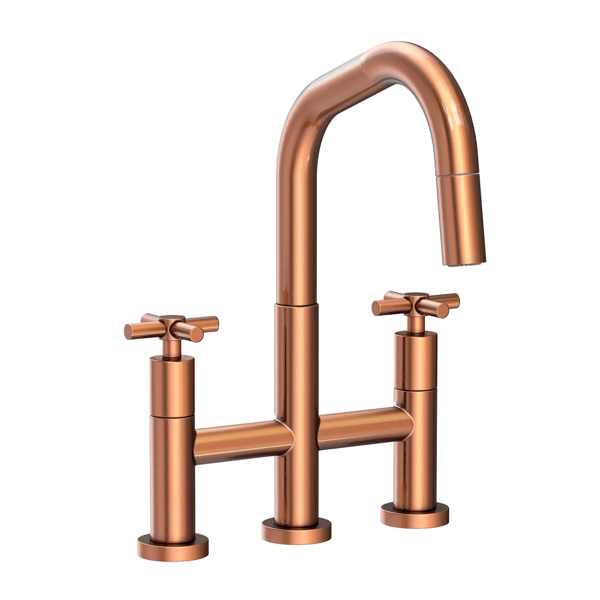 Newport Brass East Square Kitchen Bridge Pull-Down Faucet by Newport Brass