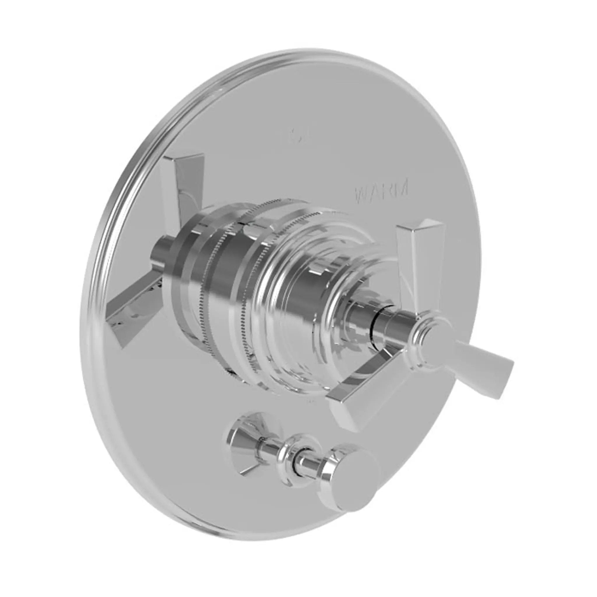polished chrome diverter plate