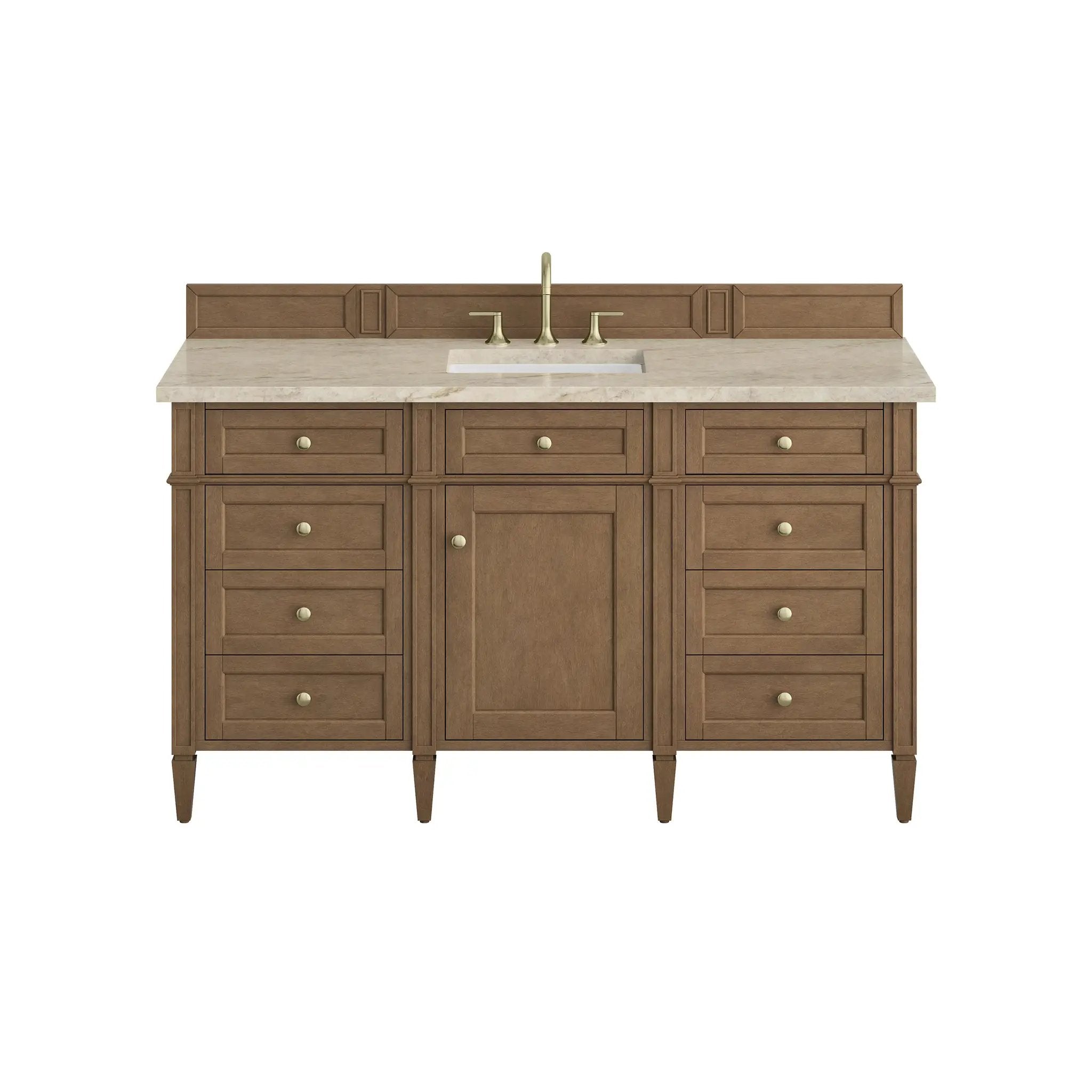 James Martin Brittany 60" Single Vanity Set - Pecan by James Martin Vanities