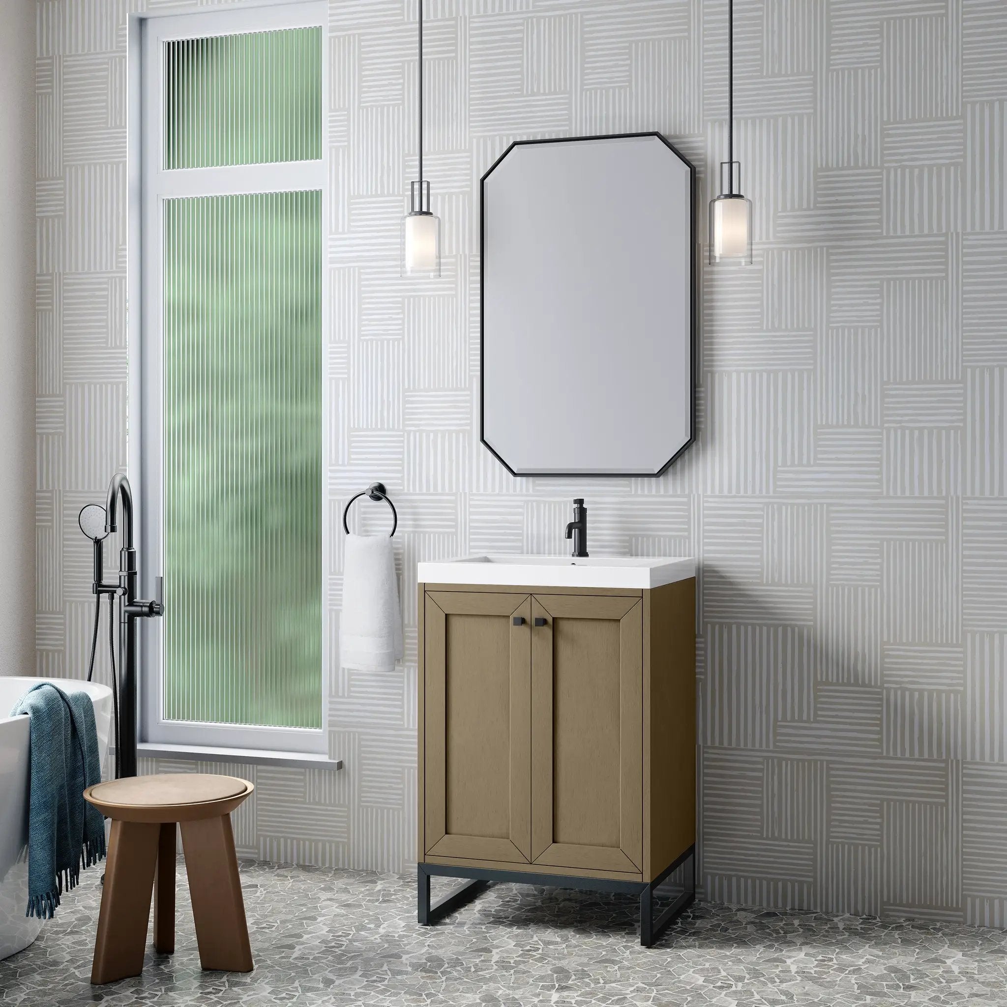 walnut whisper vanity