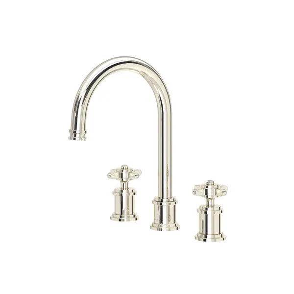Rohl Perrin & Rowe Armstrong Widespread Lavatory Faucet with C-Spout by Rohl