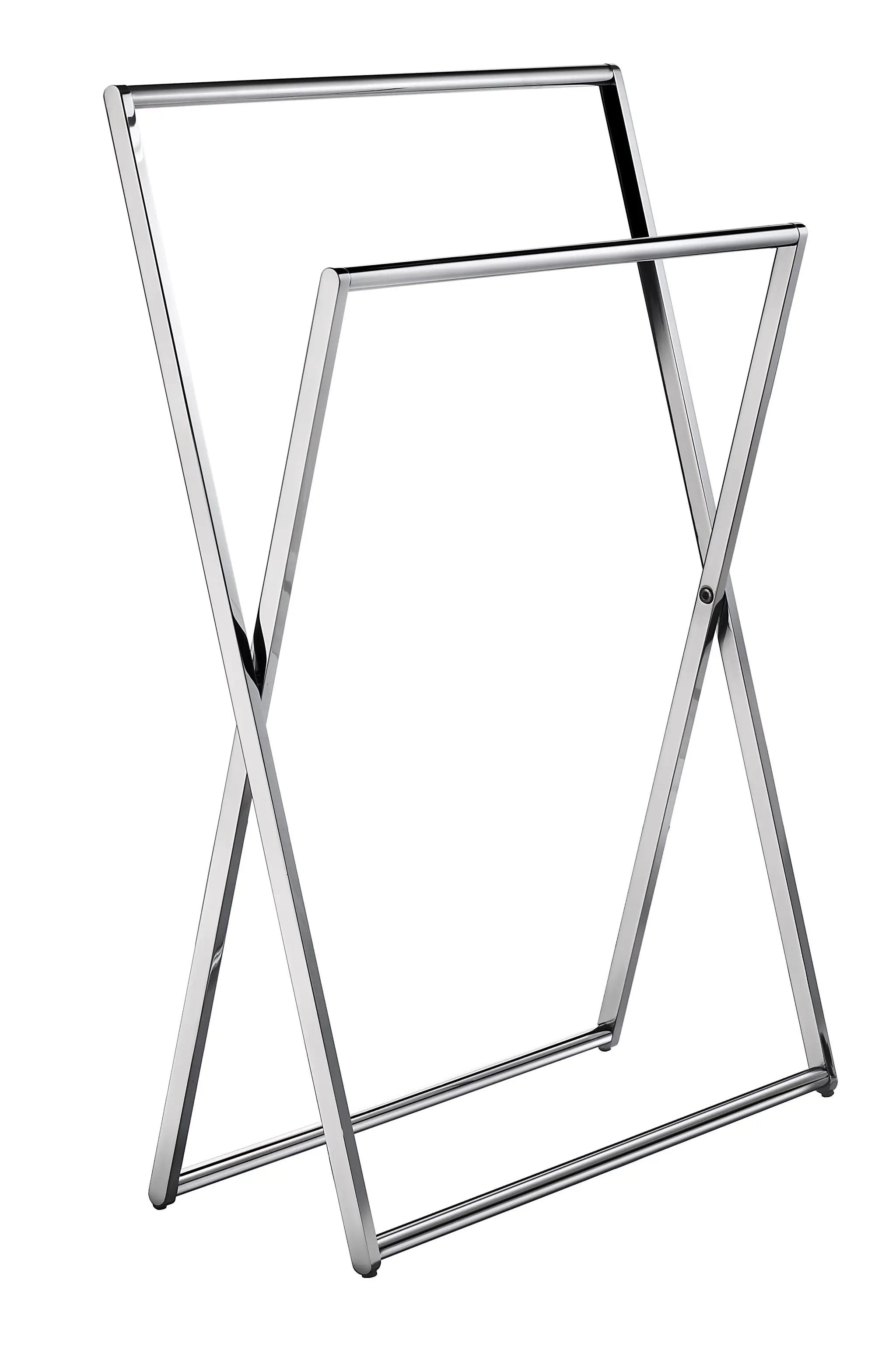 chromed towel rail