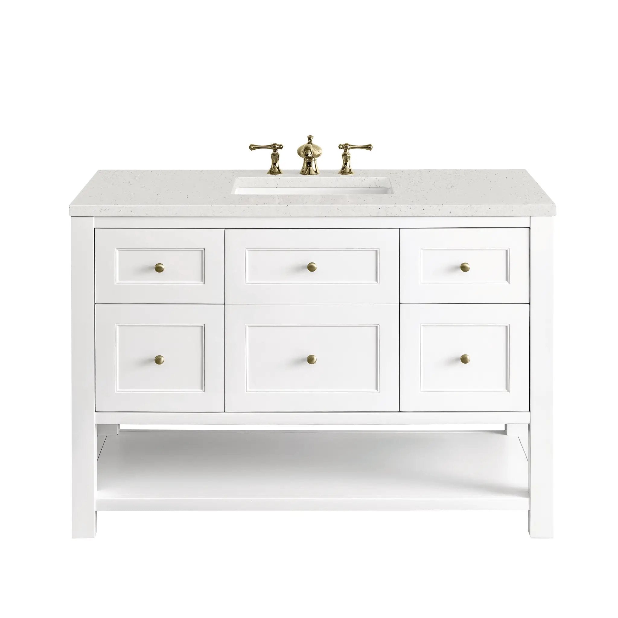 James Martin Breckenridge 48" Single Vanity Set - Bright White by James Martin Vanities