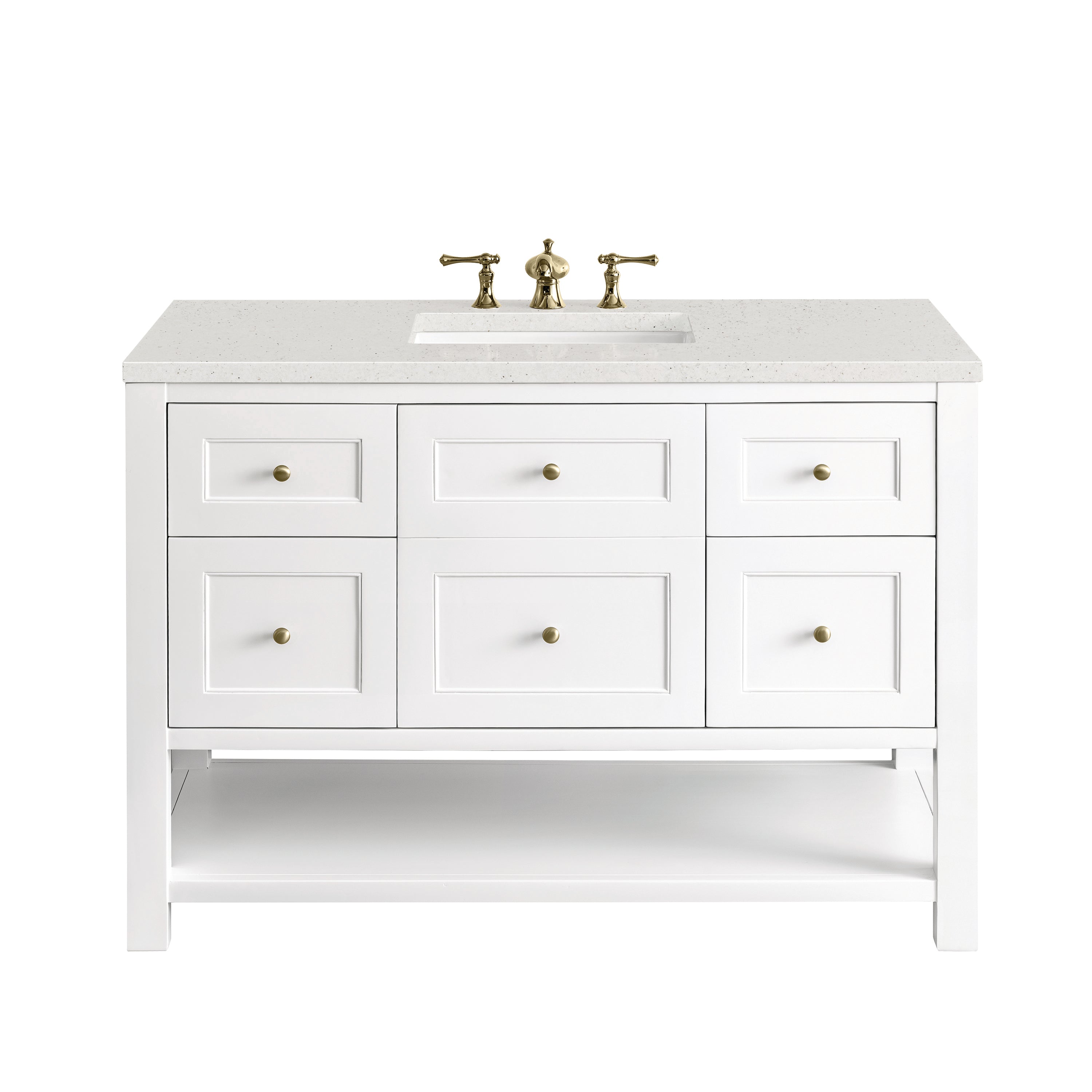 James Martin Vanities Breckenridge 48" Single Vanity - Bright White